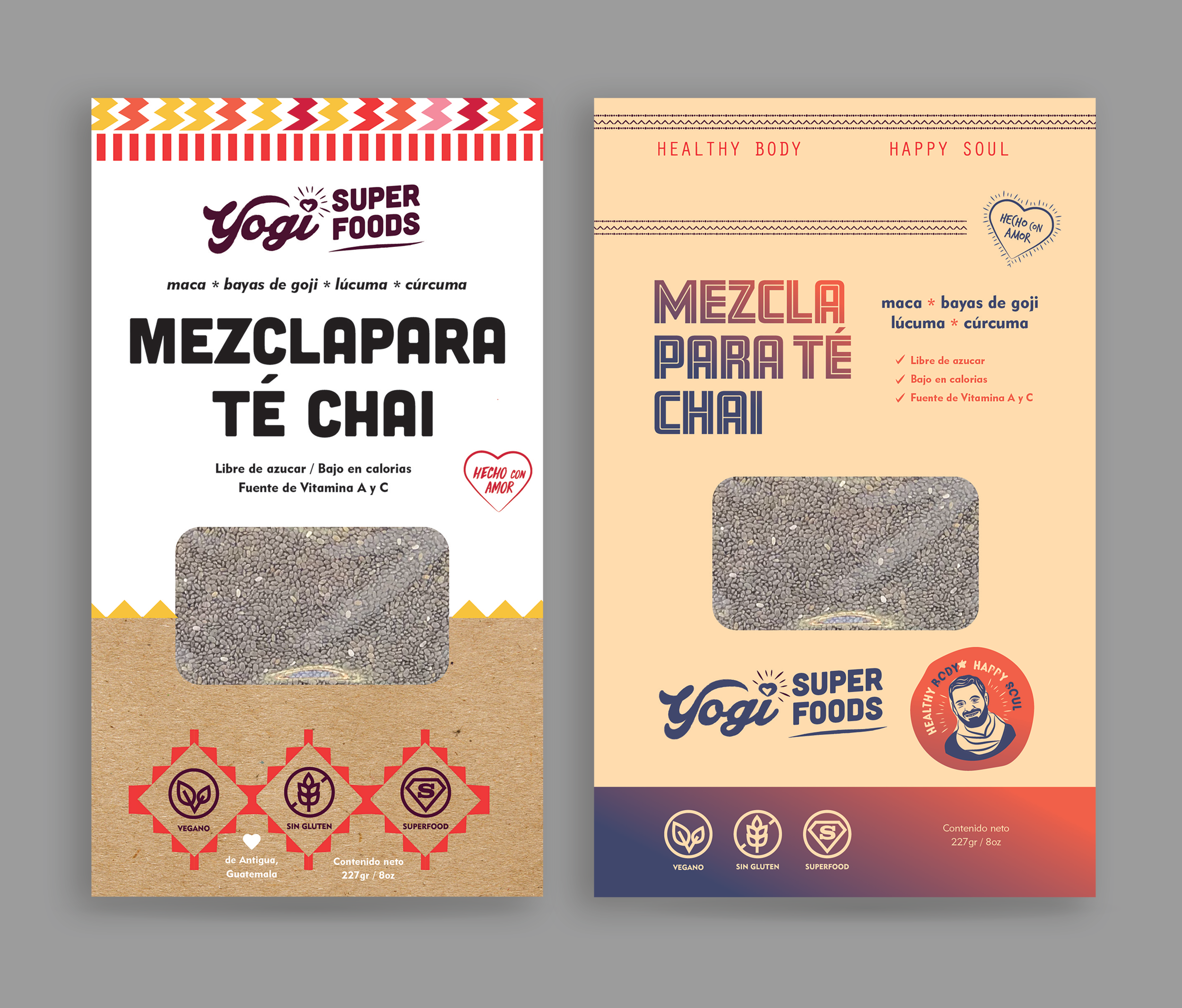 Initial design concepts for kraft bag packaging