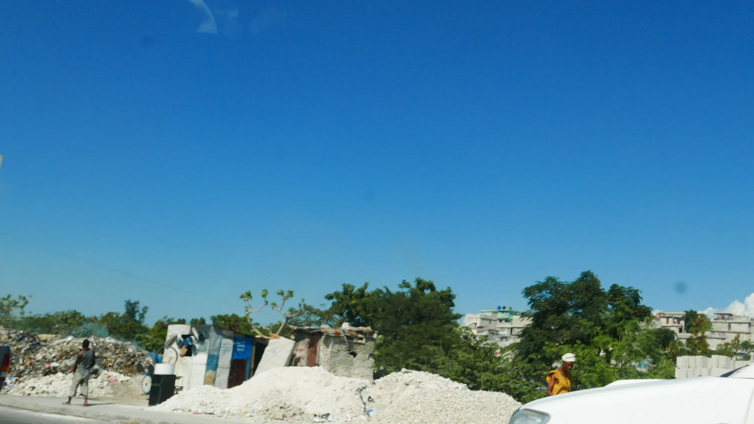 Close to the hotel, Cité Soleil.