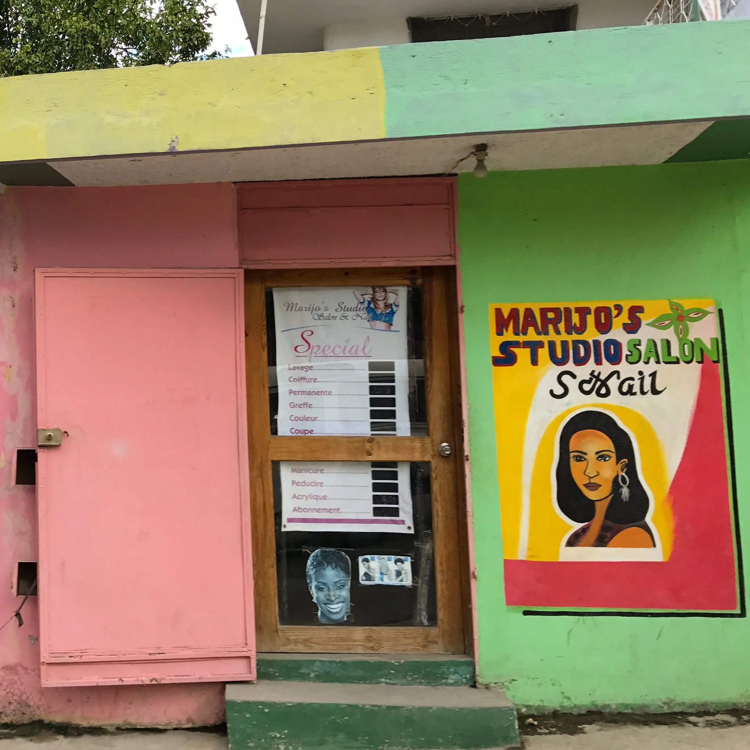 Color inspiration from Haitian storefronts.