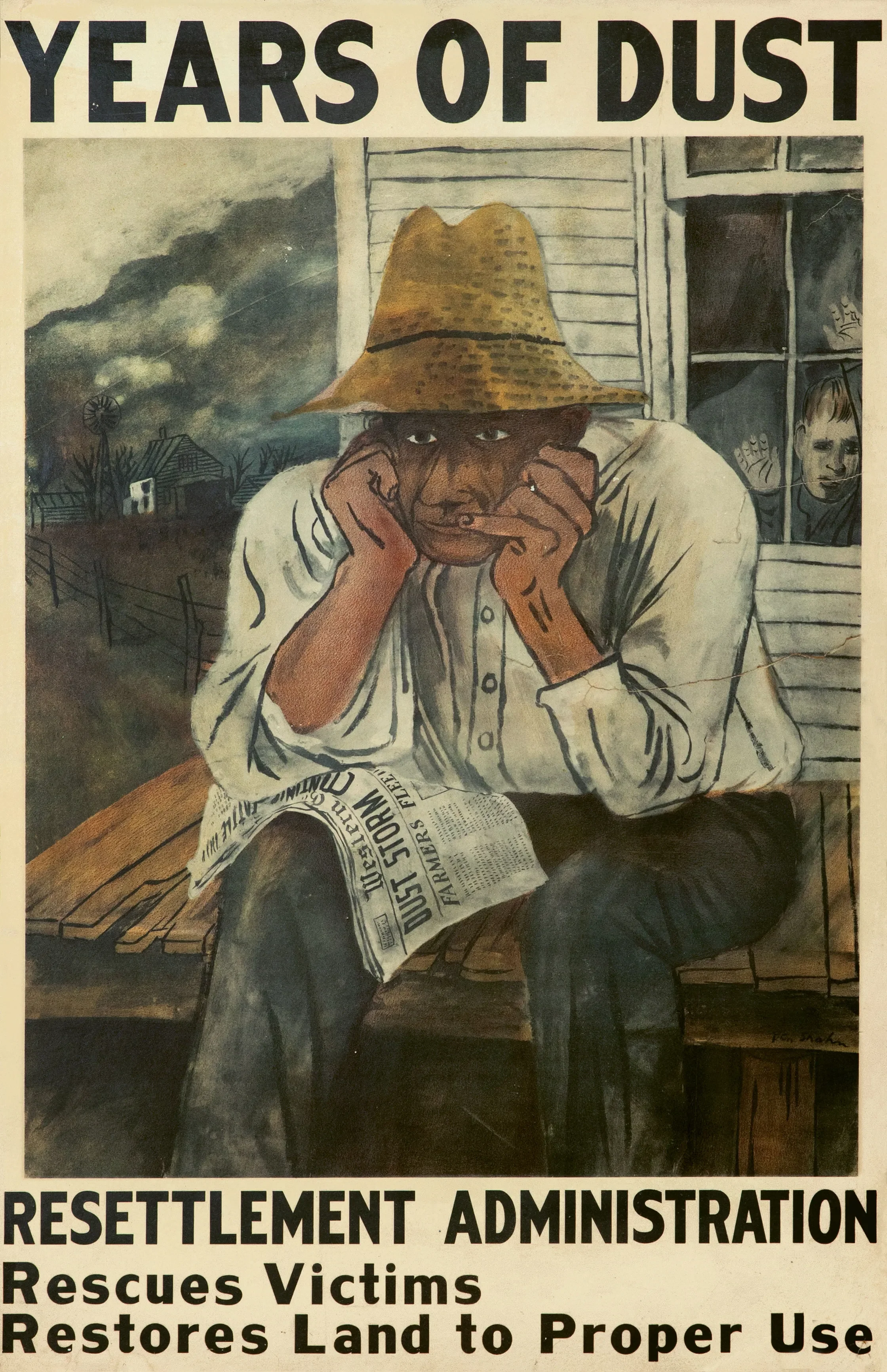 Ben Shahn poster, 1936
