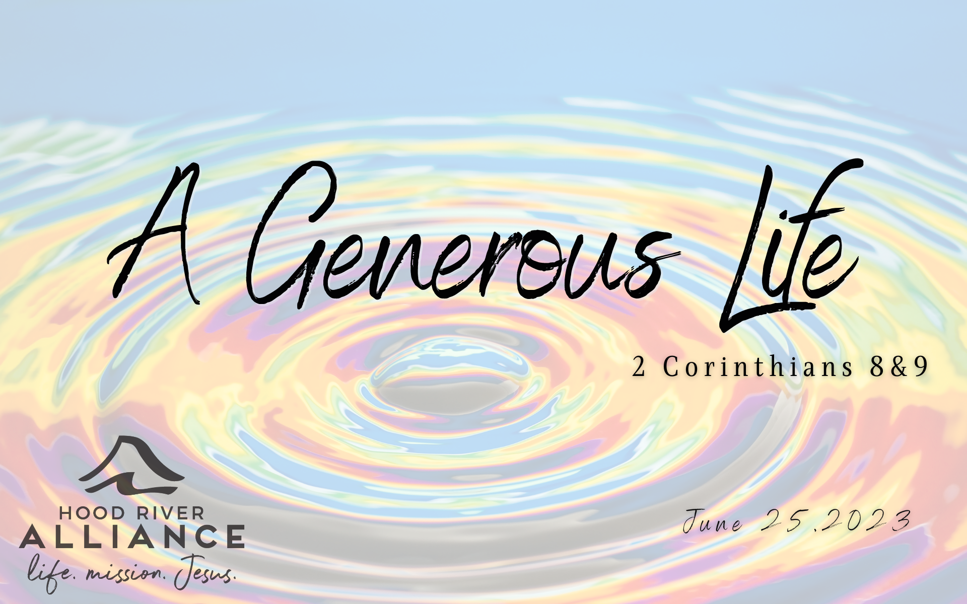 Generous Life A Generous Life — HRAC