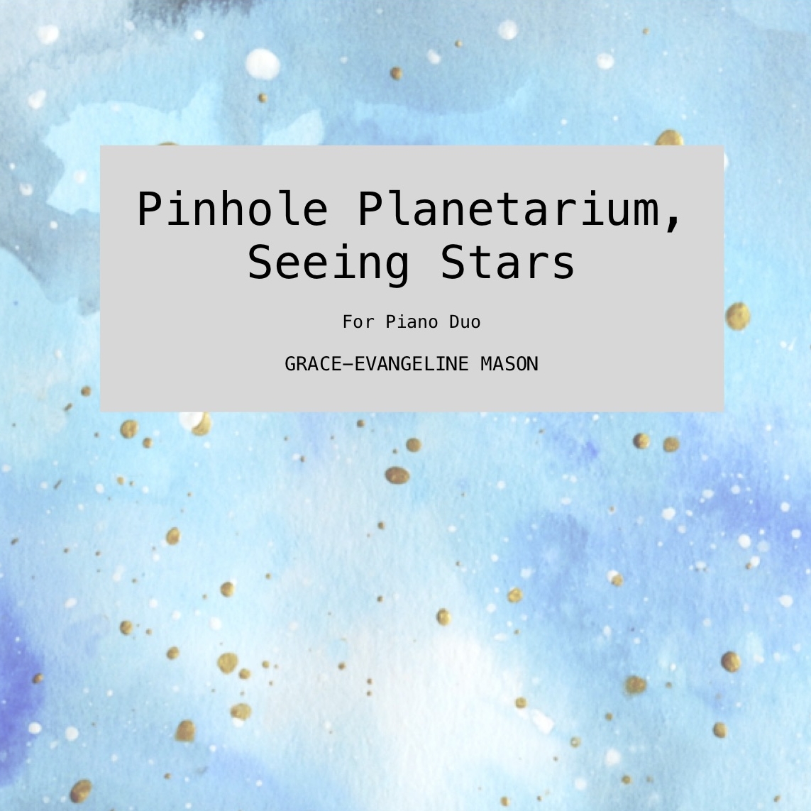 Pinhole Planetarium, Seeing Stars' (2018