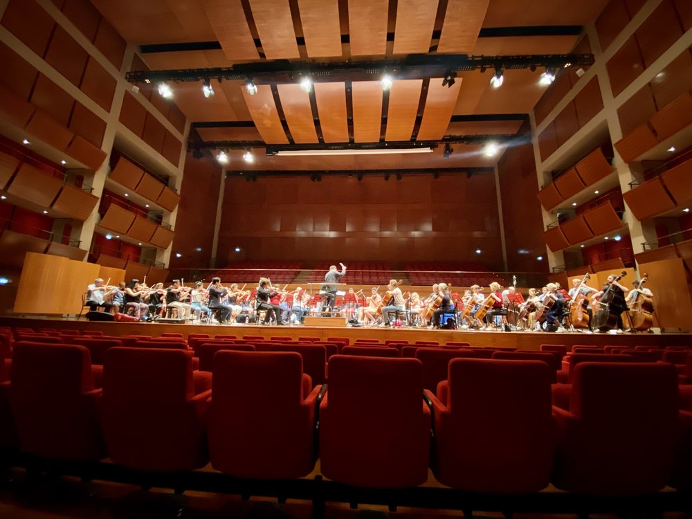 Philharmonia Rehearsal in the Auditorium Giovanni Agnelli