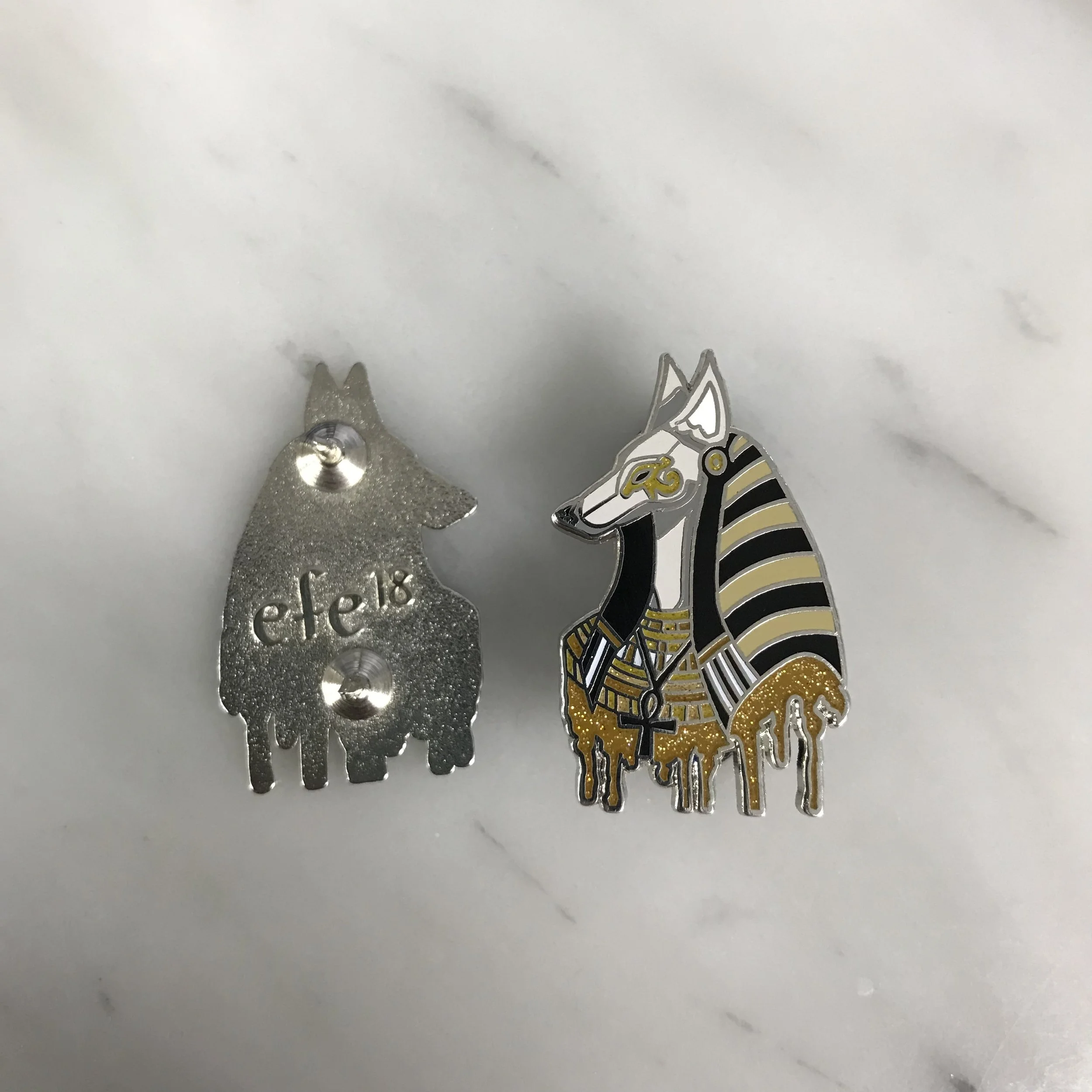 Anubis Enamel Pin