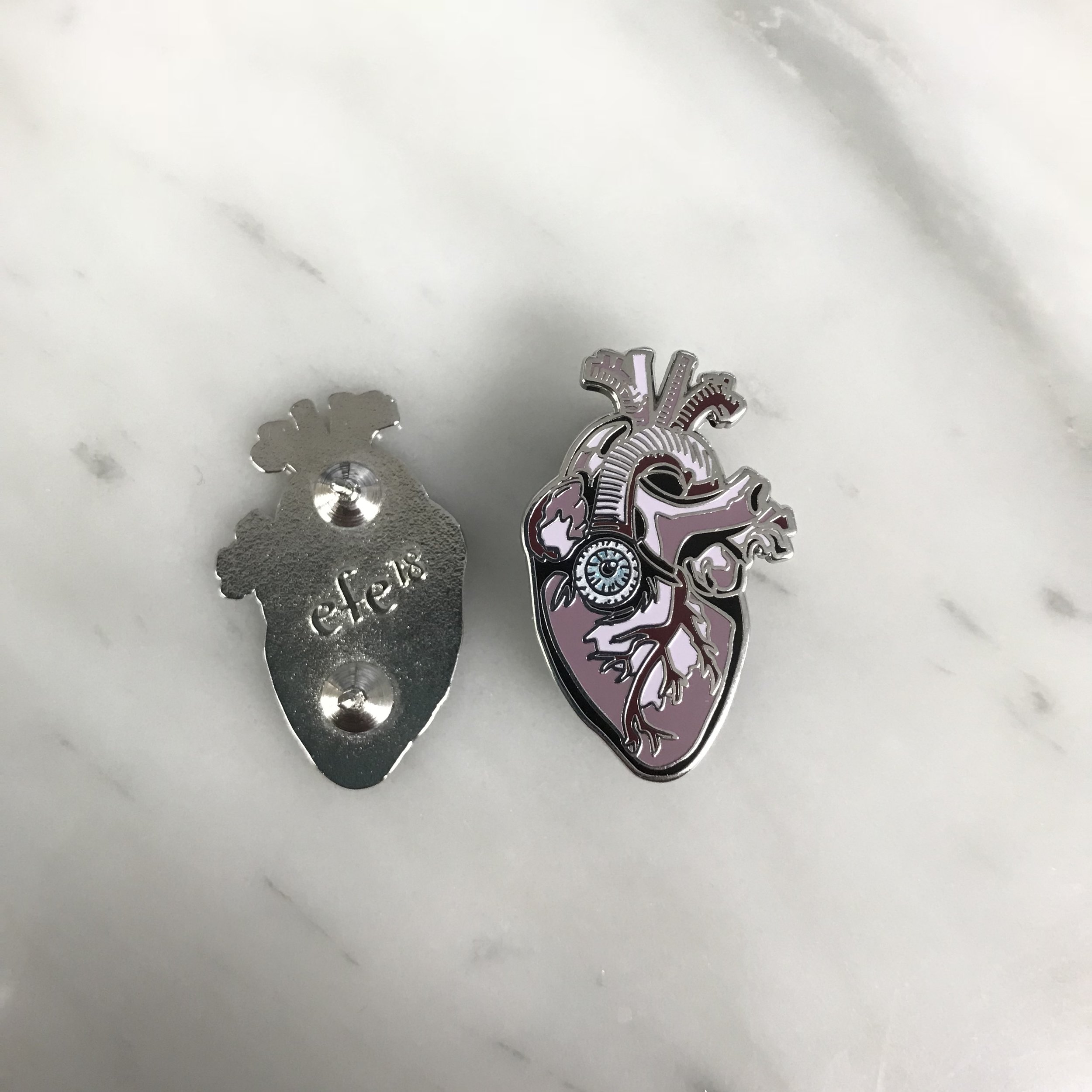 Tell-Tale Heart Enamel Pin