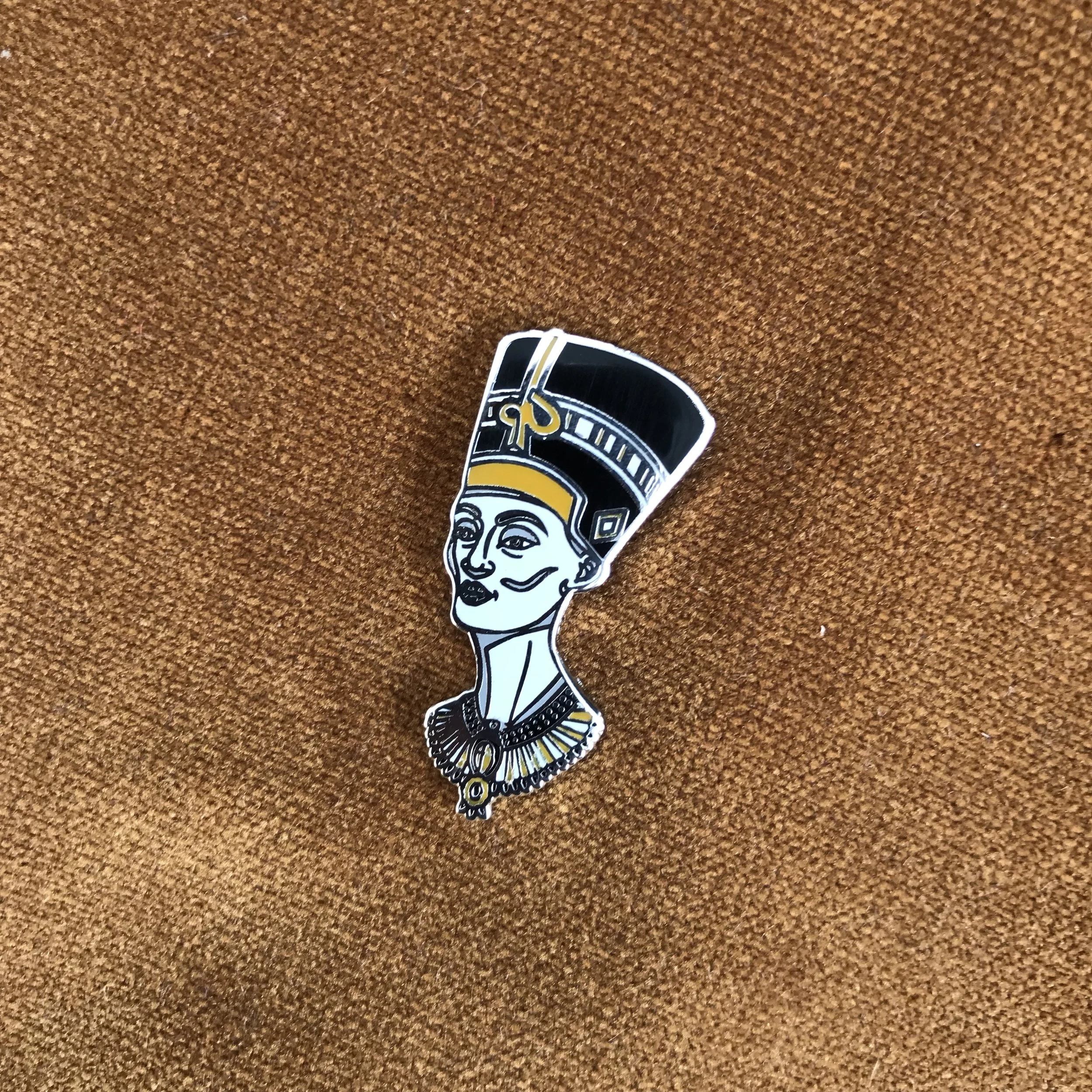 Nefertiti Enamel Pin