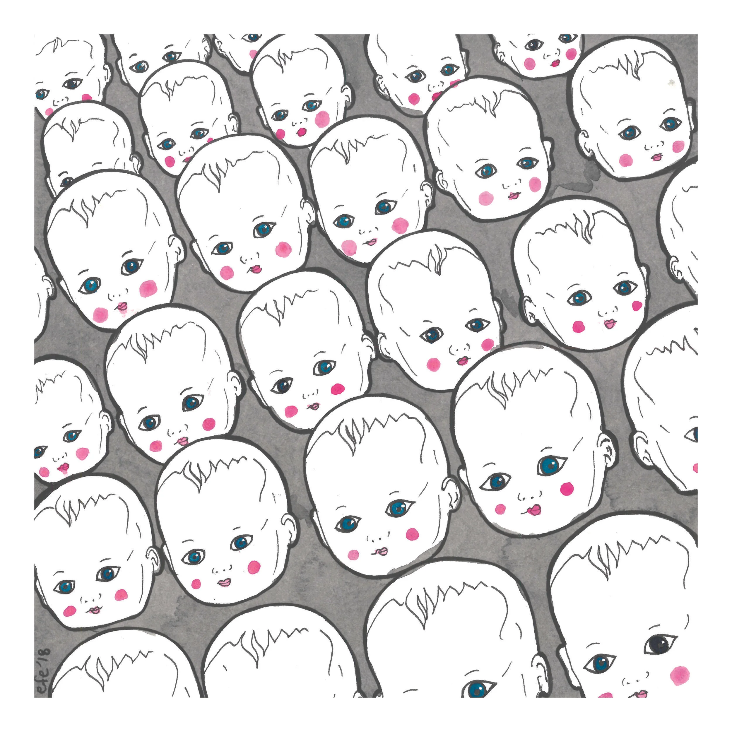 Inktober Day 31 - Automatonophobia