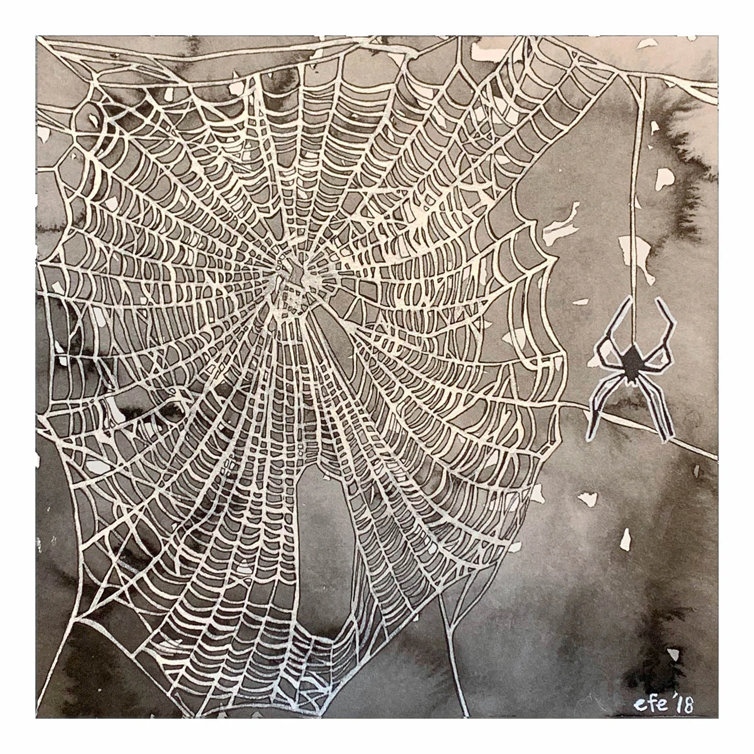 Inktober Day 27 - Arachnophobia