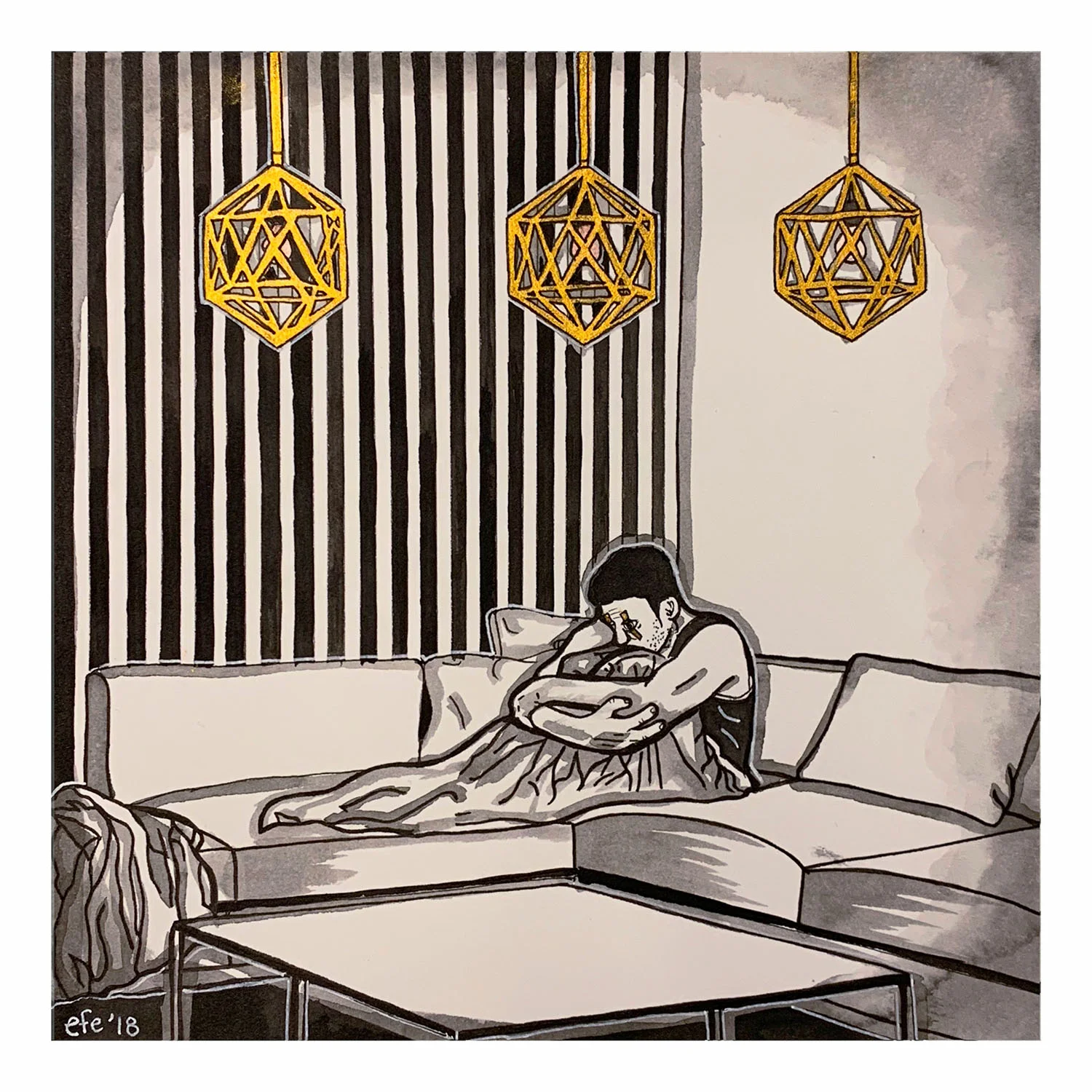 Inktober Day 22 - Somniphobia