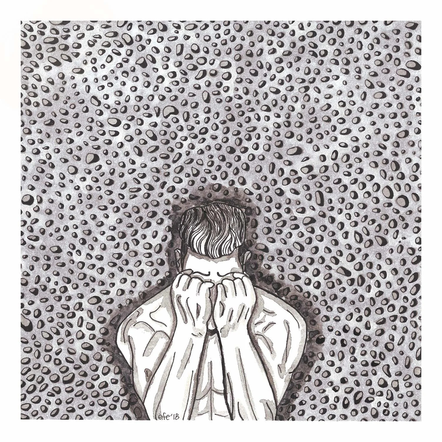 Inktober Day 06 - Trypophobia