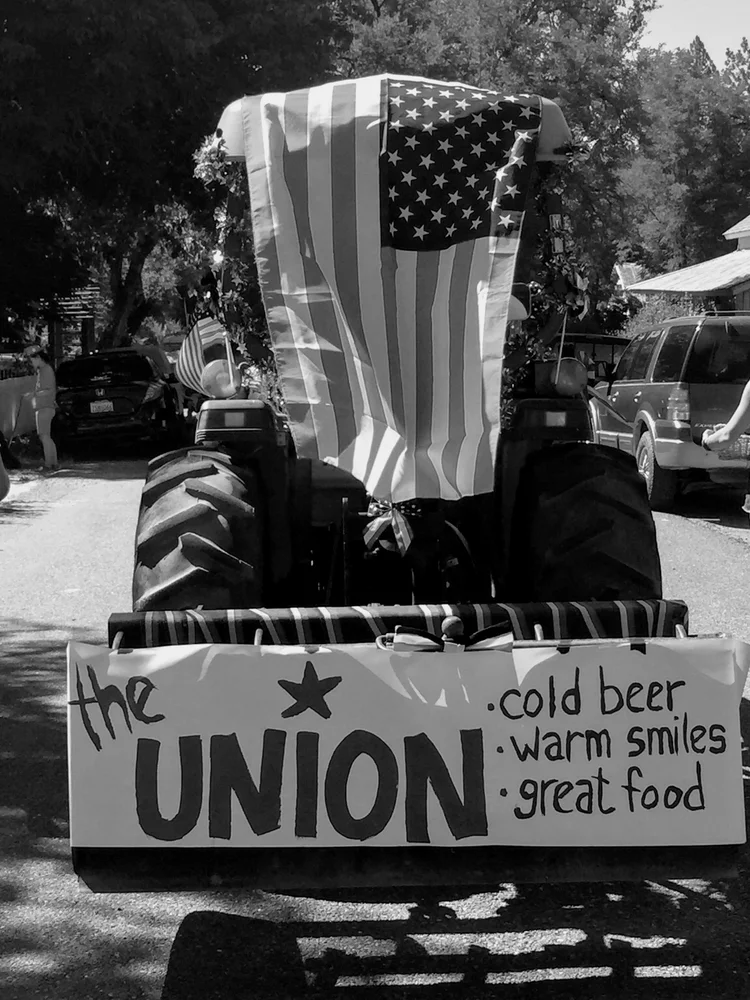 The Union sign: cold beer, warm smiles, great food