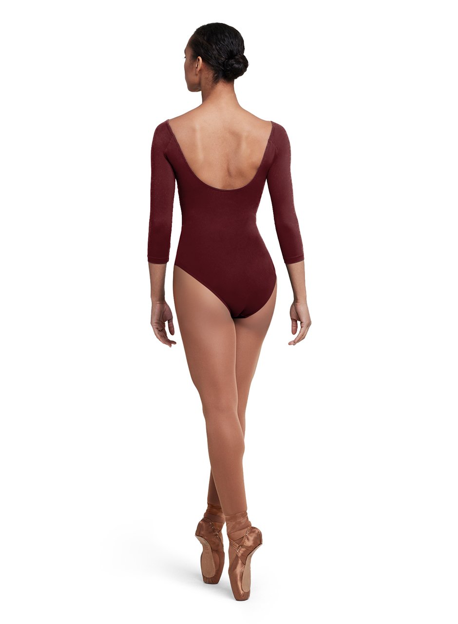 Bloch 3/4 Sleeve Low Back Leotard