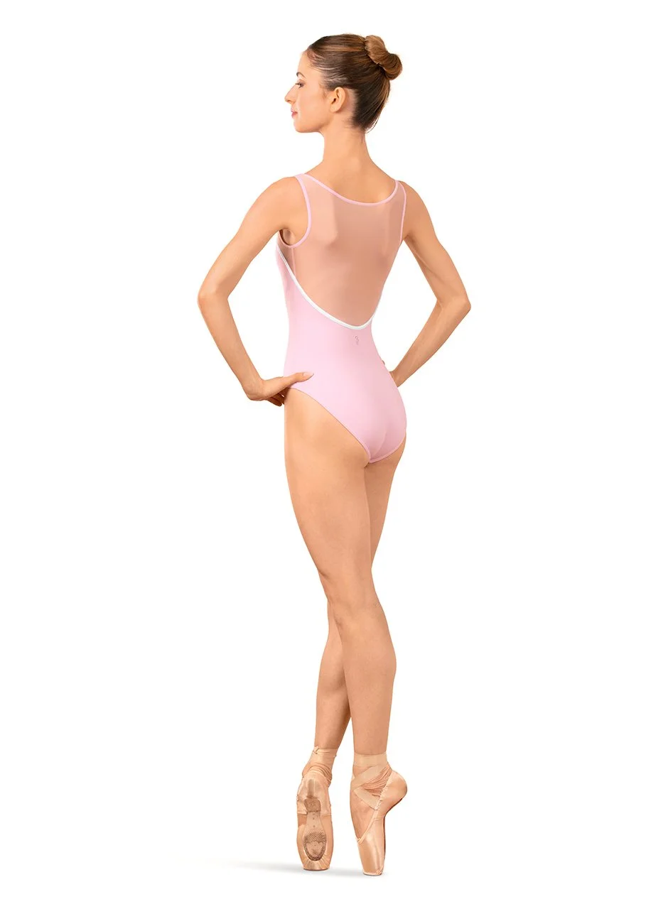 Bloch Boatneck Mesh Back Leotard Lb5260