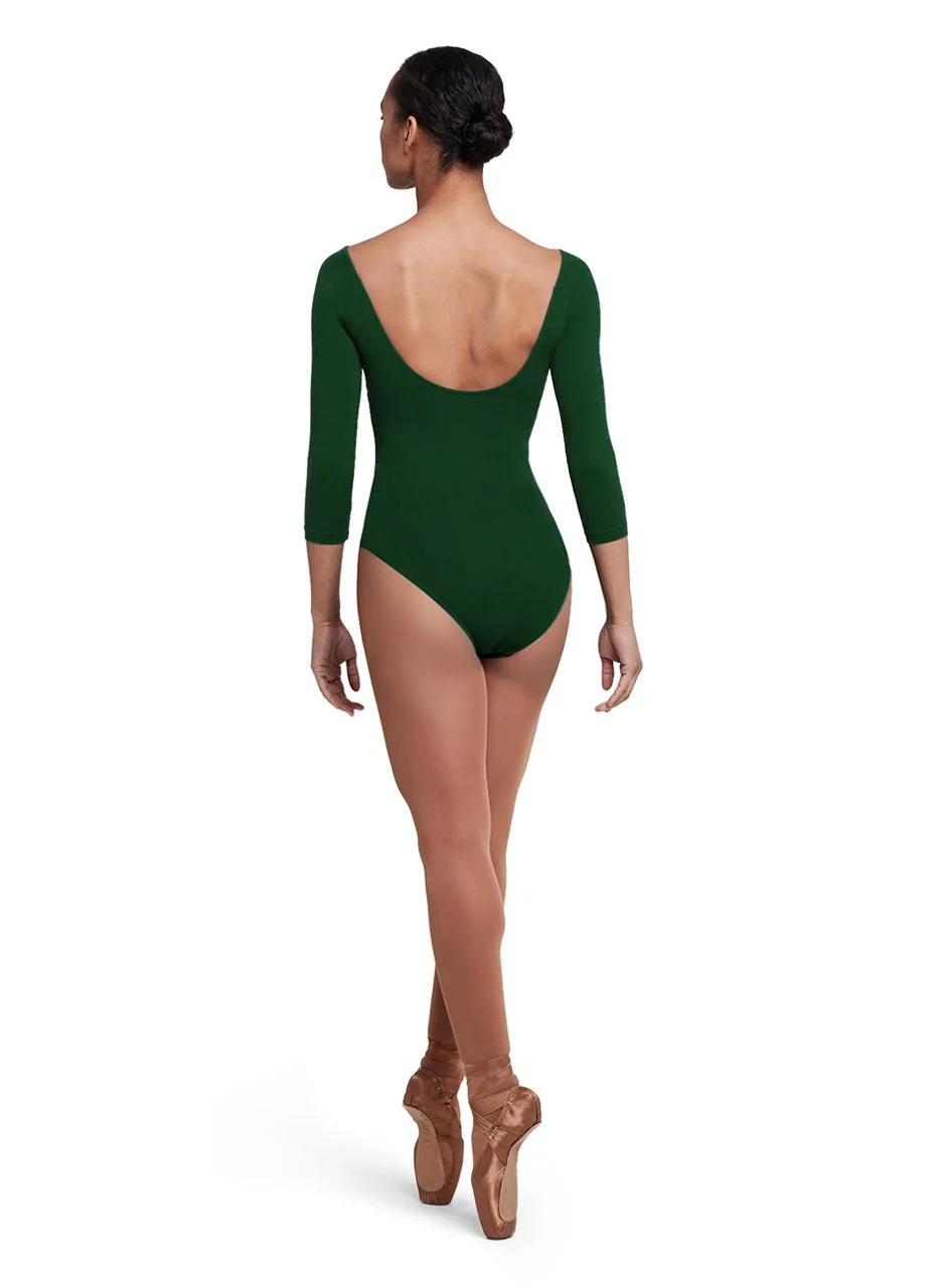 Bloch 3/4 Sleeve Low Back Leotard