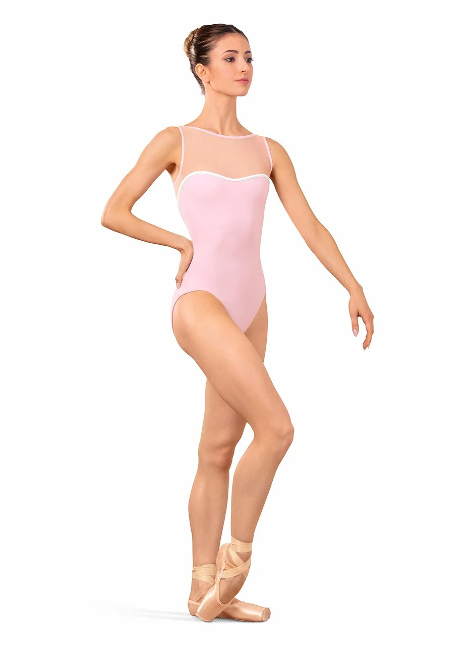 Bloch Boatneck Mesh Back Leotard lb5260
