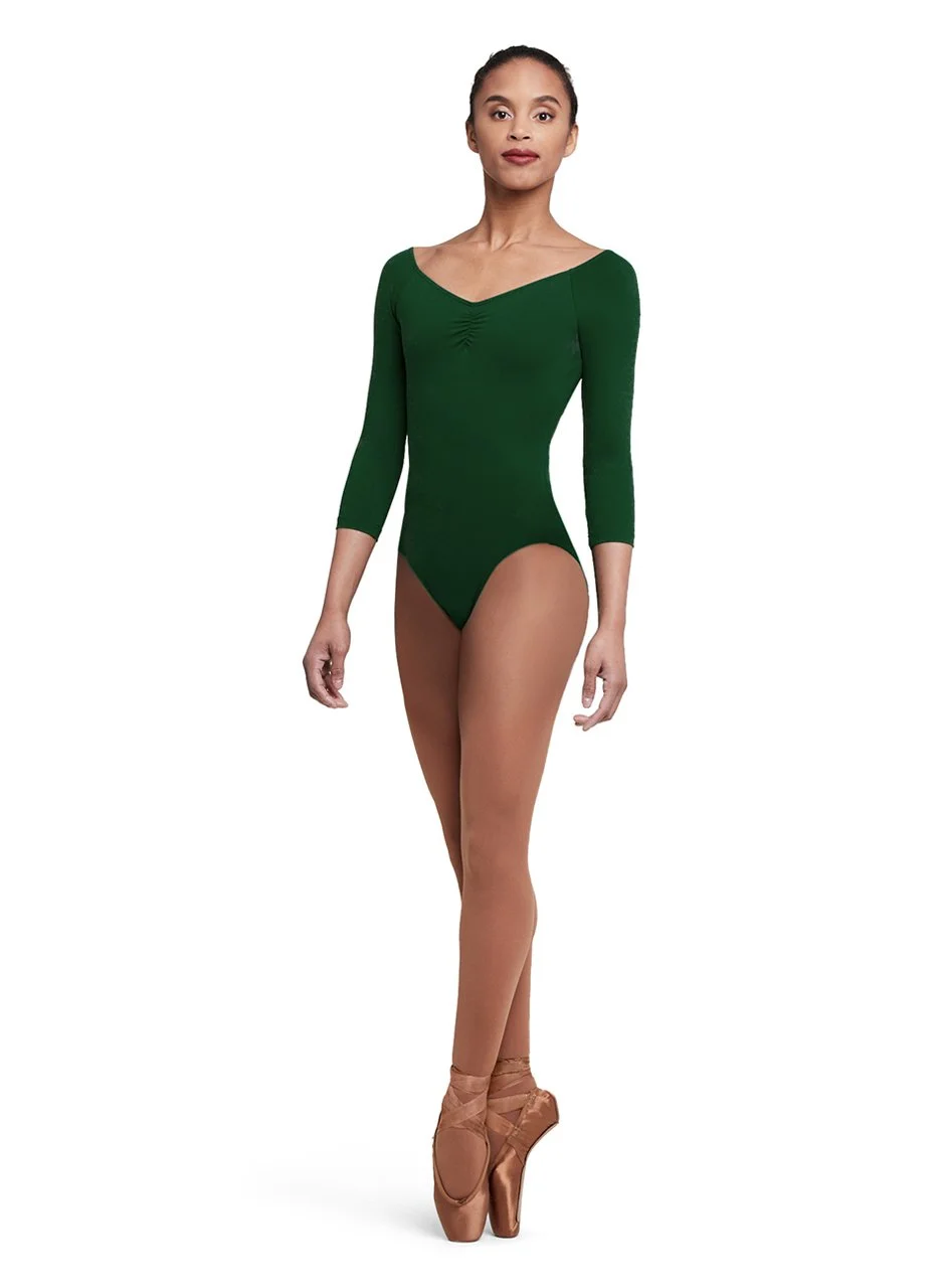Bloch 3/4 Sleeve Low Back Leotard