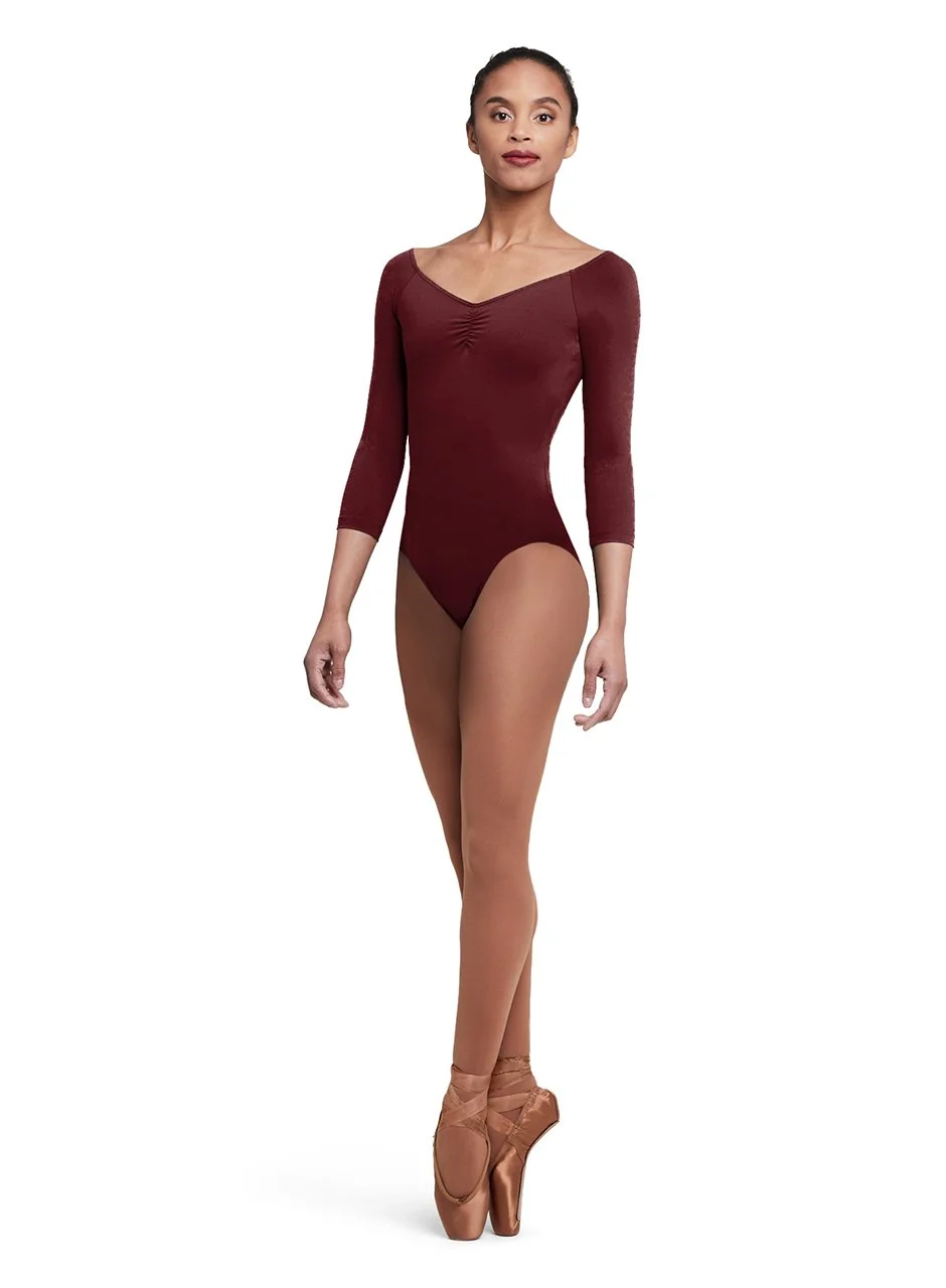 Bloch 3/4 Sleeve Low Back Leotard