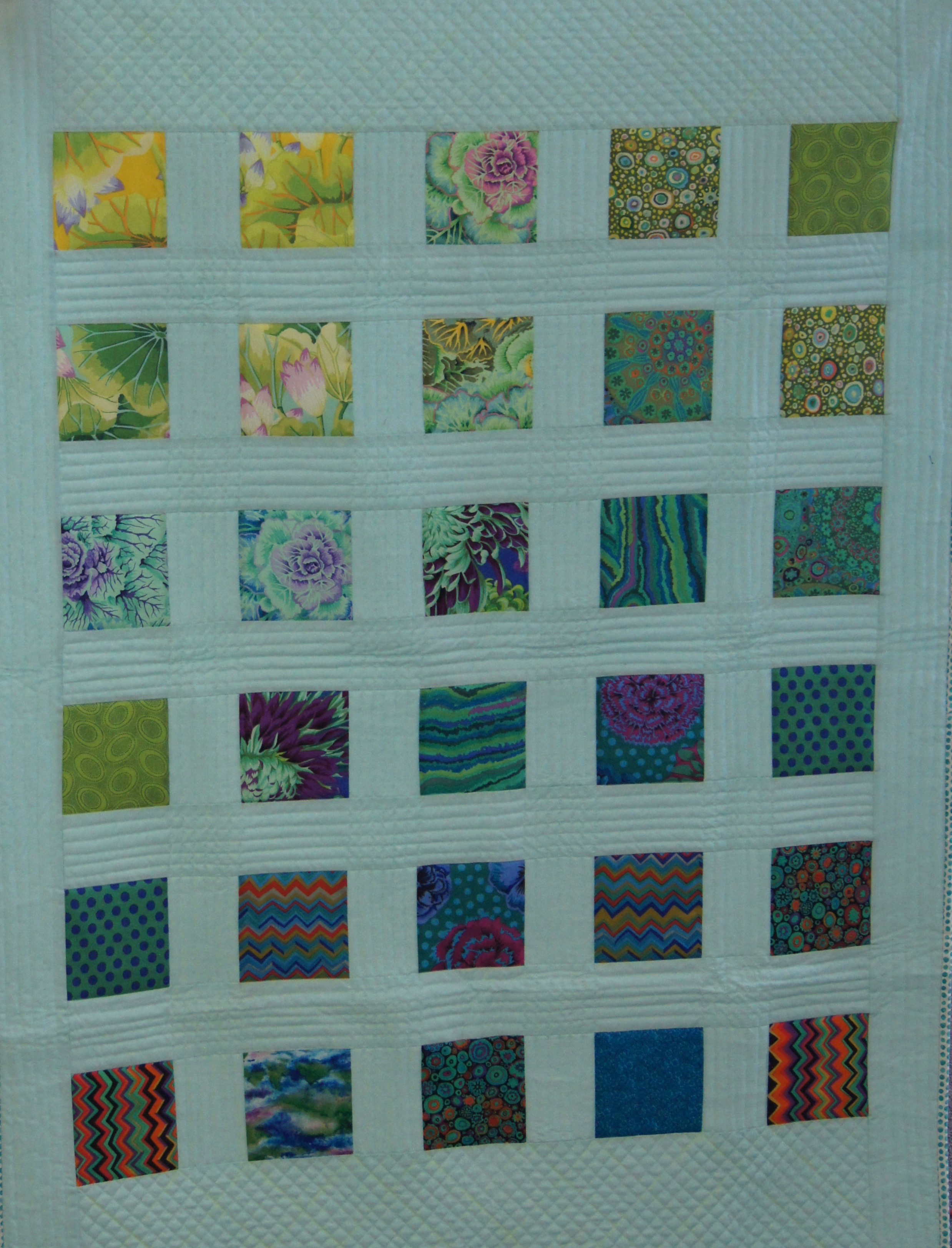 Theresa Kitchell's cool Kaffe squares
