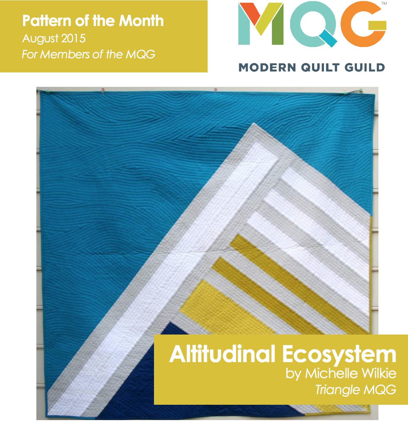 Photo Courtesy of The Modern Quilt Guild via Michelle Wilkie