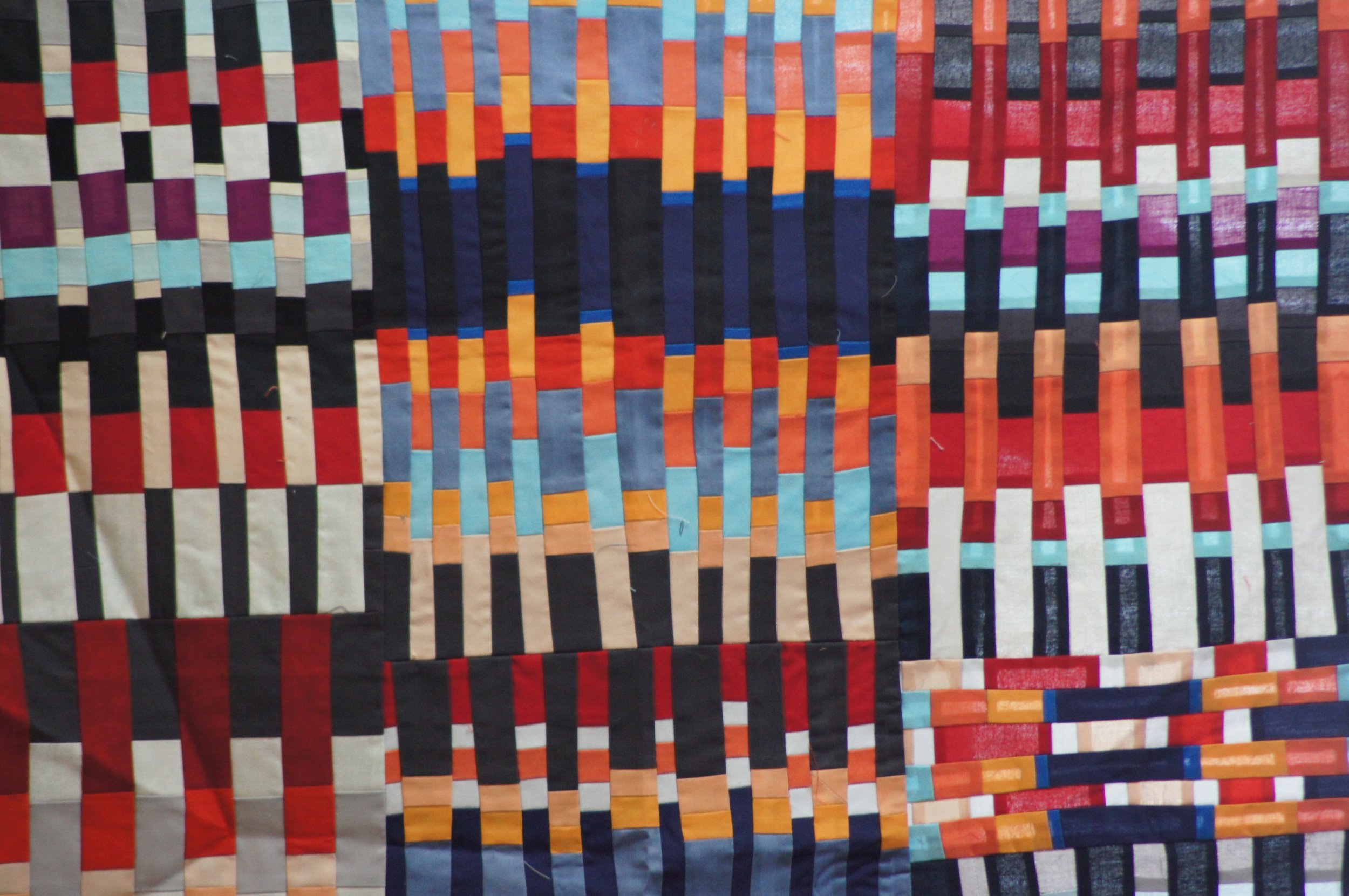 Improvised strips by Mary Keasler