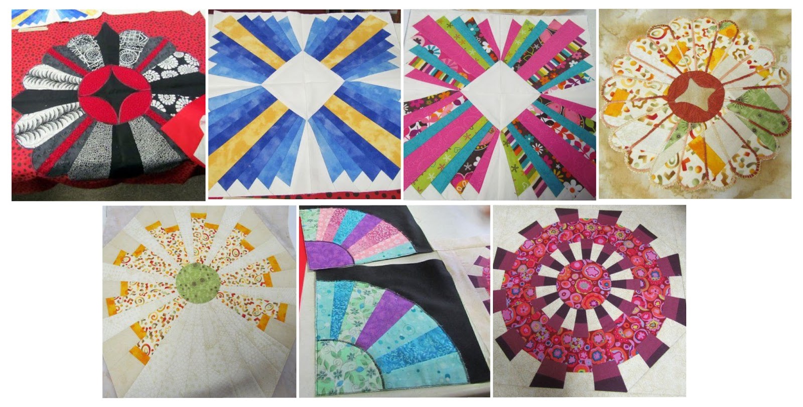 Dresden Plate Lottery Blocks