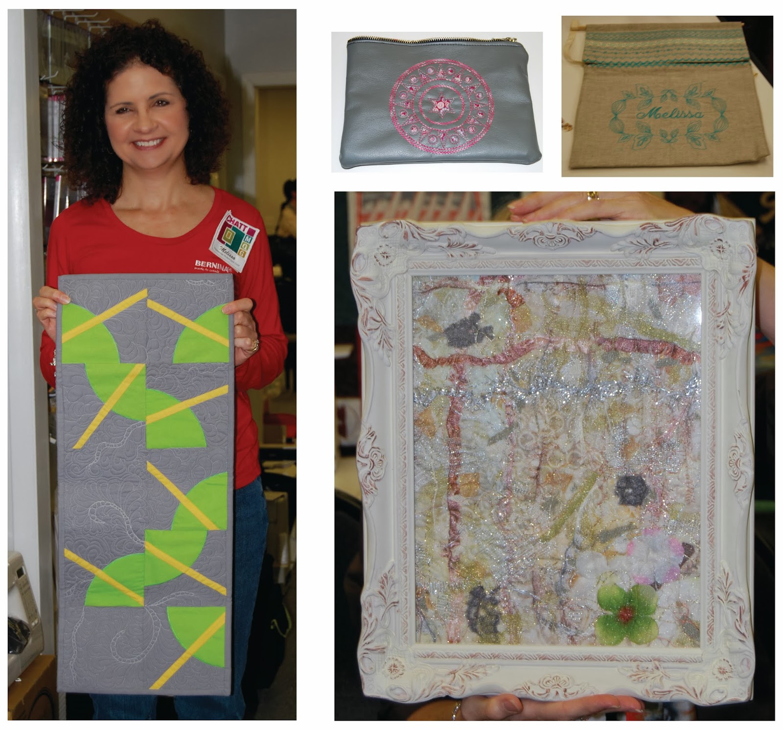Melissa shared her experience at Bernina University 2013.