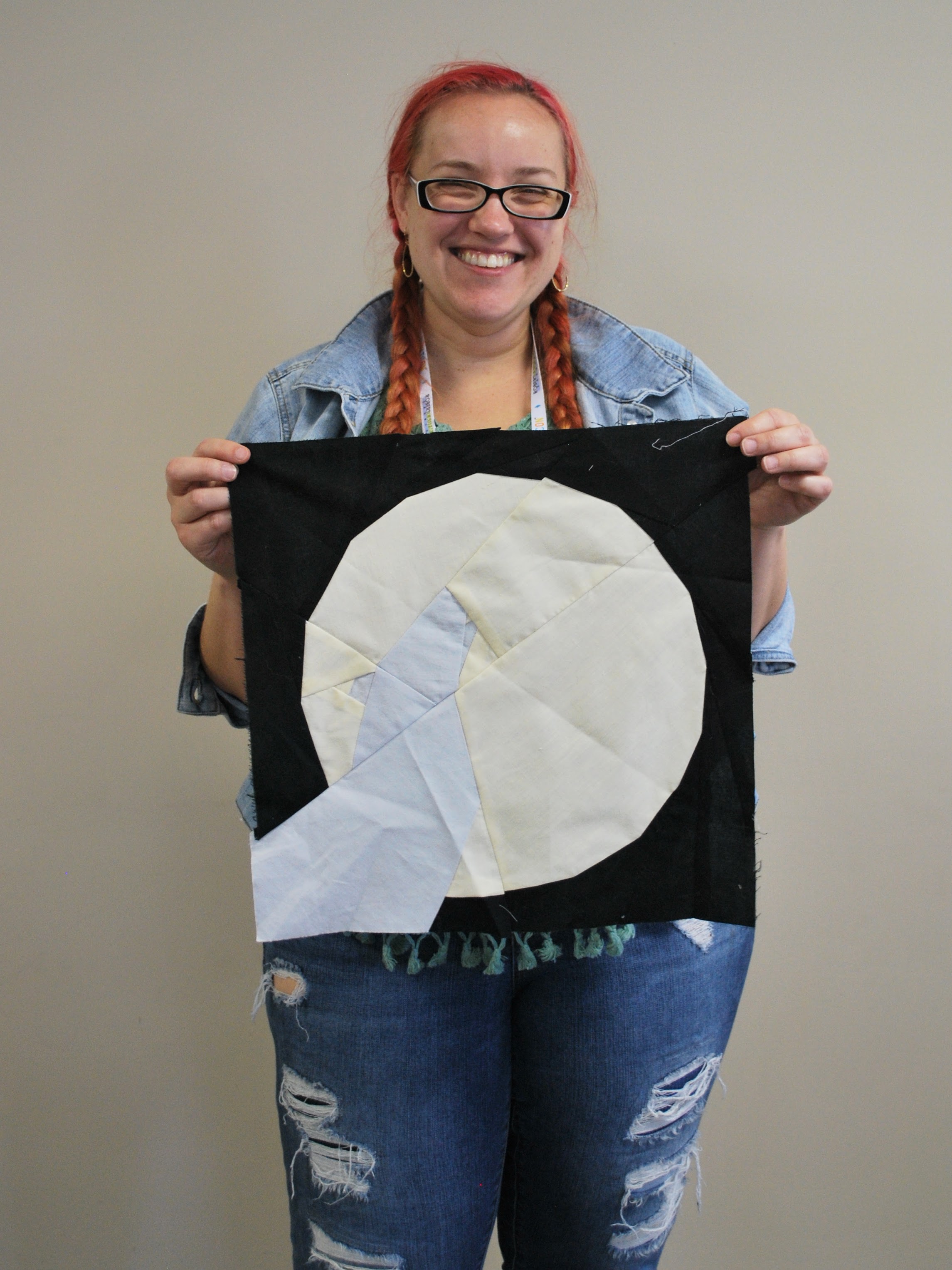 Quilt block by Stephanie Quesinberry, pattern by Amarar Creacions