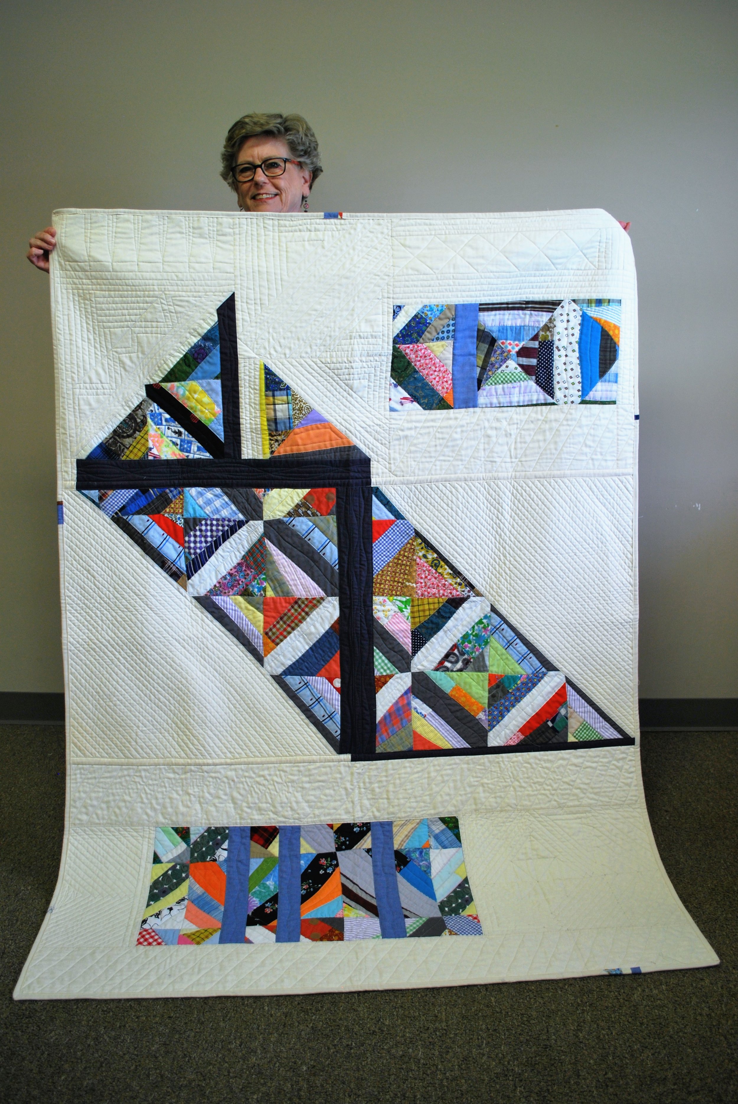 Ann Hurley's Cut It Up! Challenge quilt