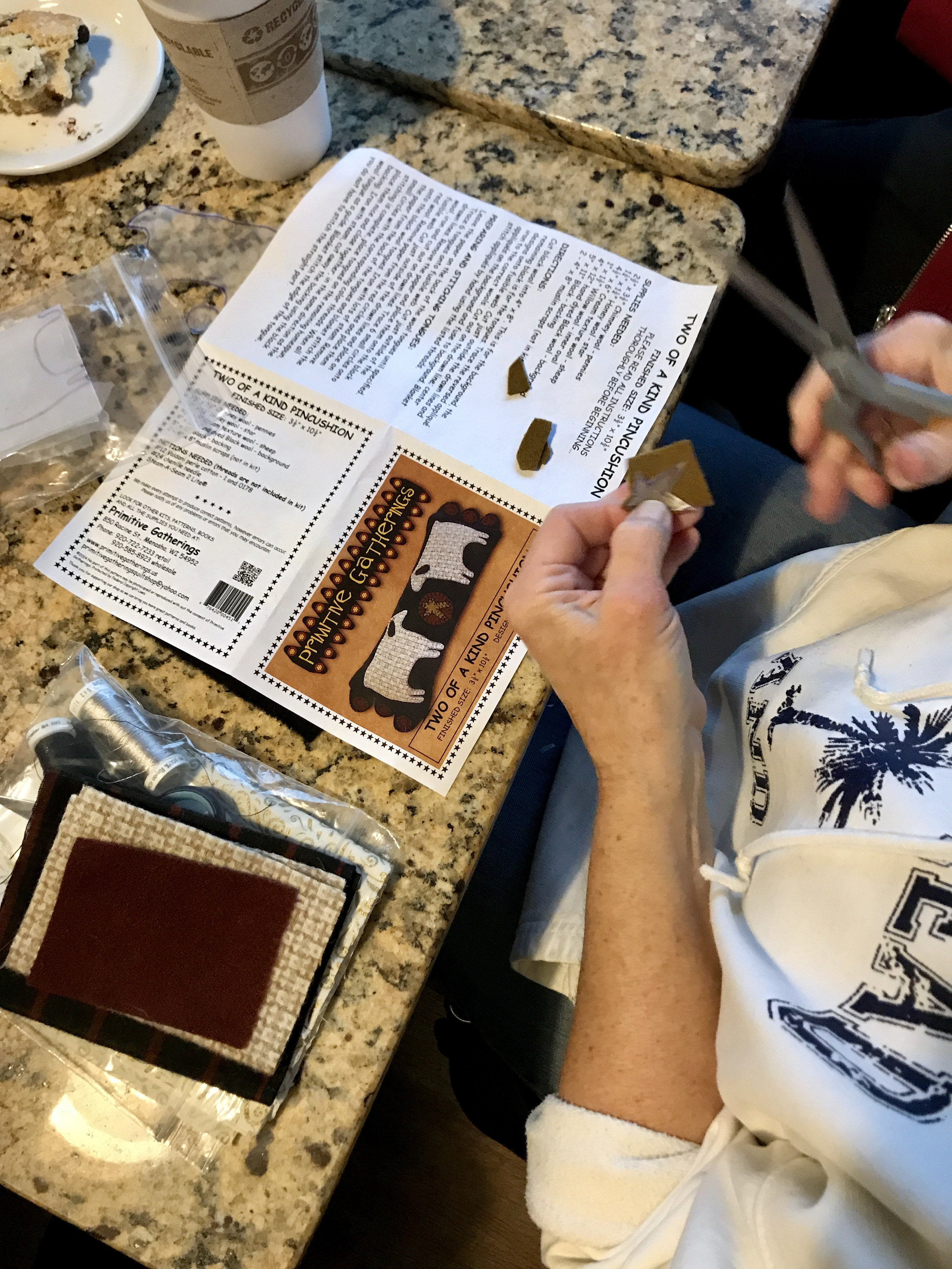 Sherry brought a pincushion project
