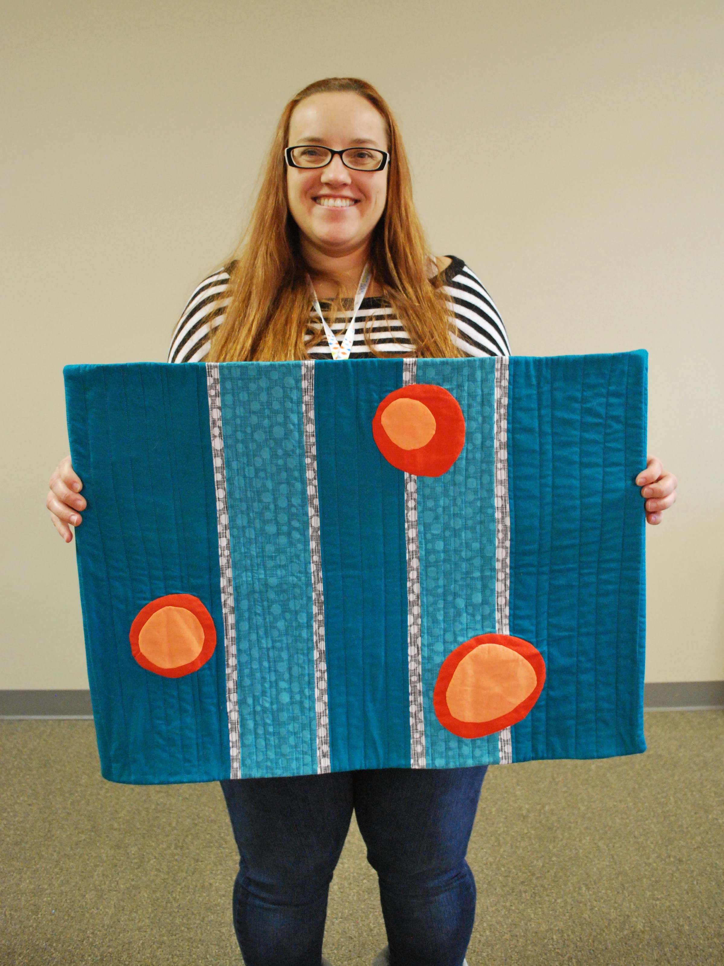 Stephanie's Modern Mini Quilt