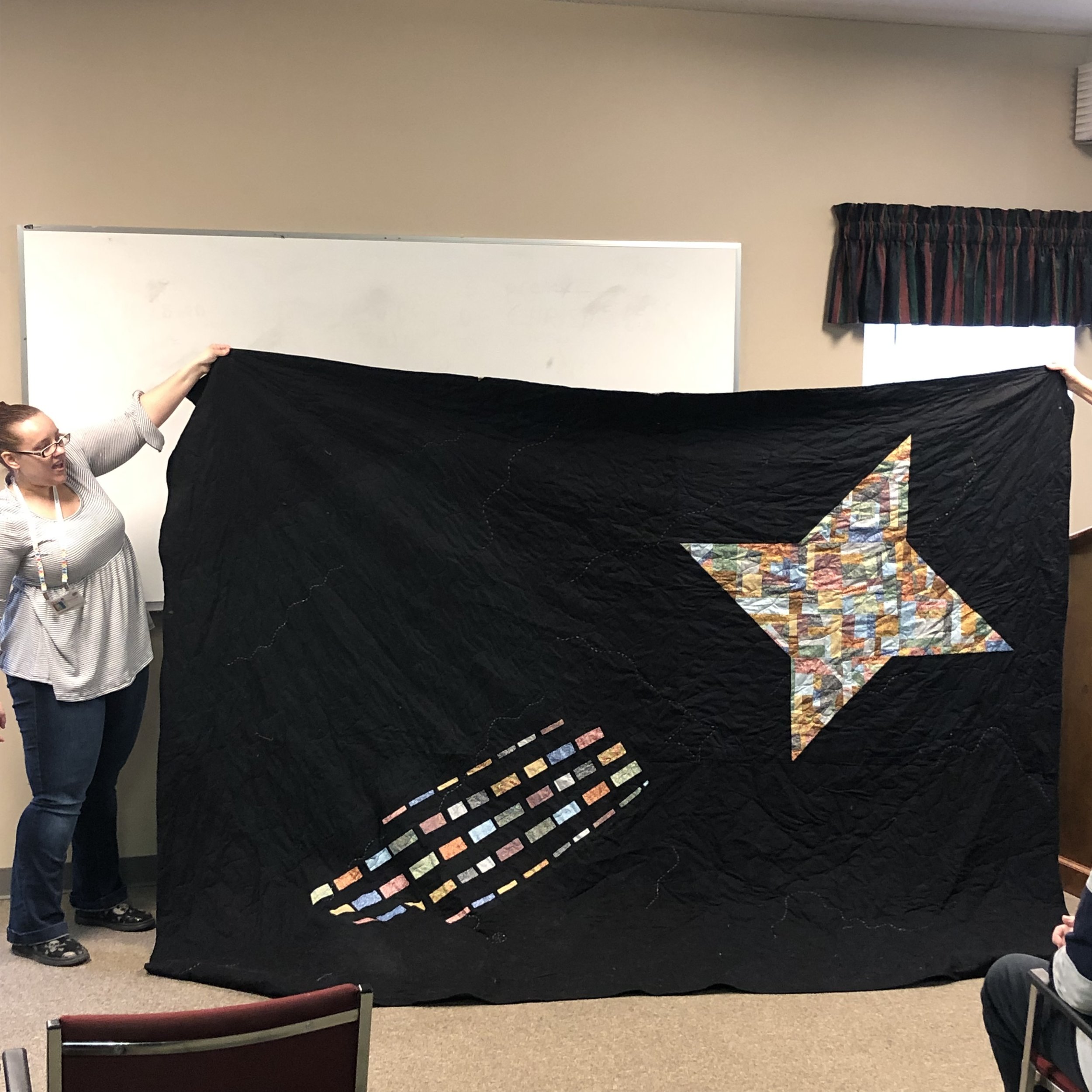 Stephanie's Star Quilt (back)