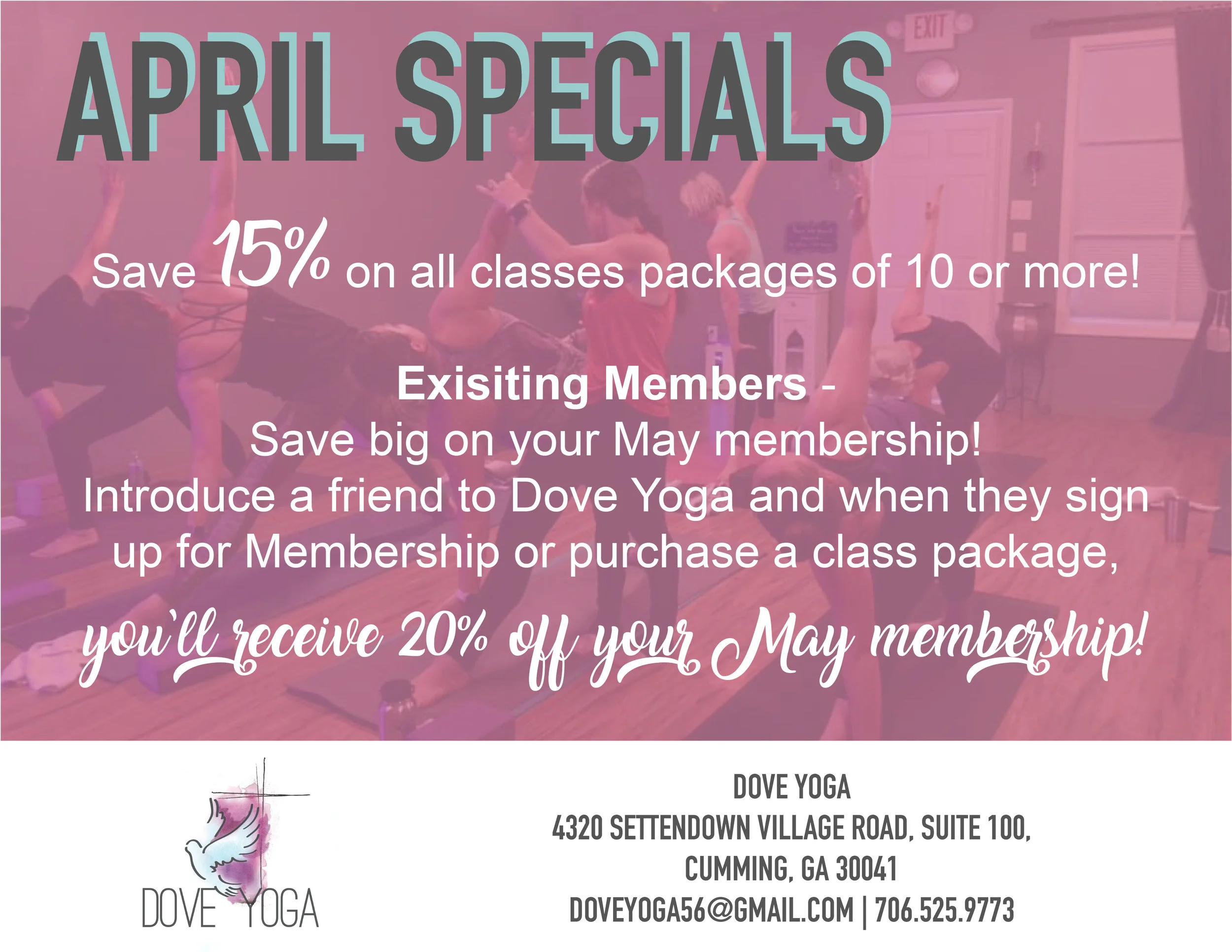 Save big this APRIL!