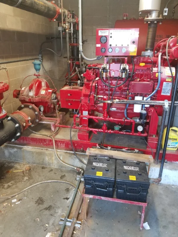 Diesel fire pump
