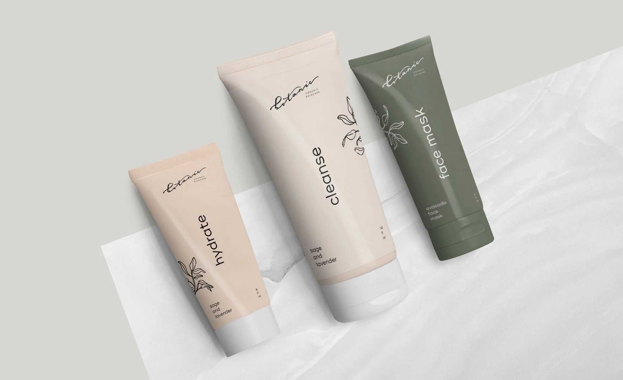 organic skincare packaging