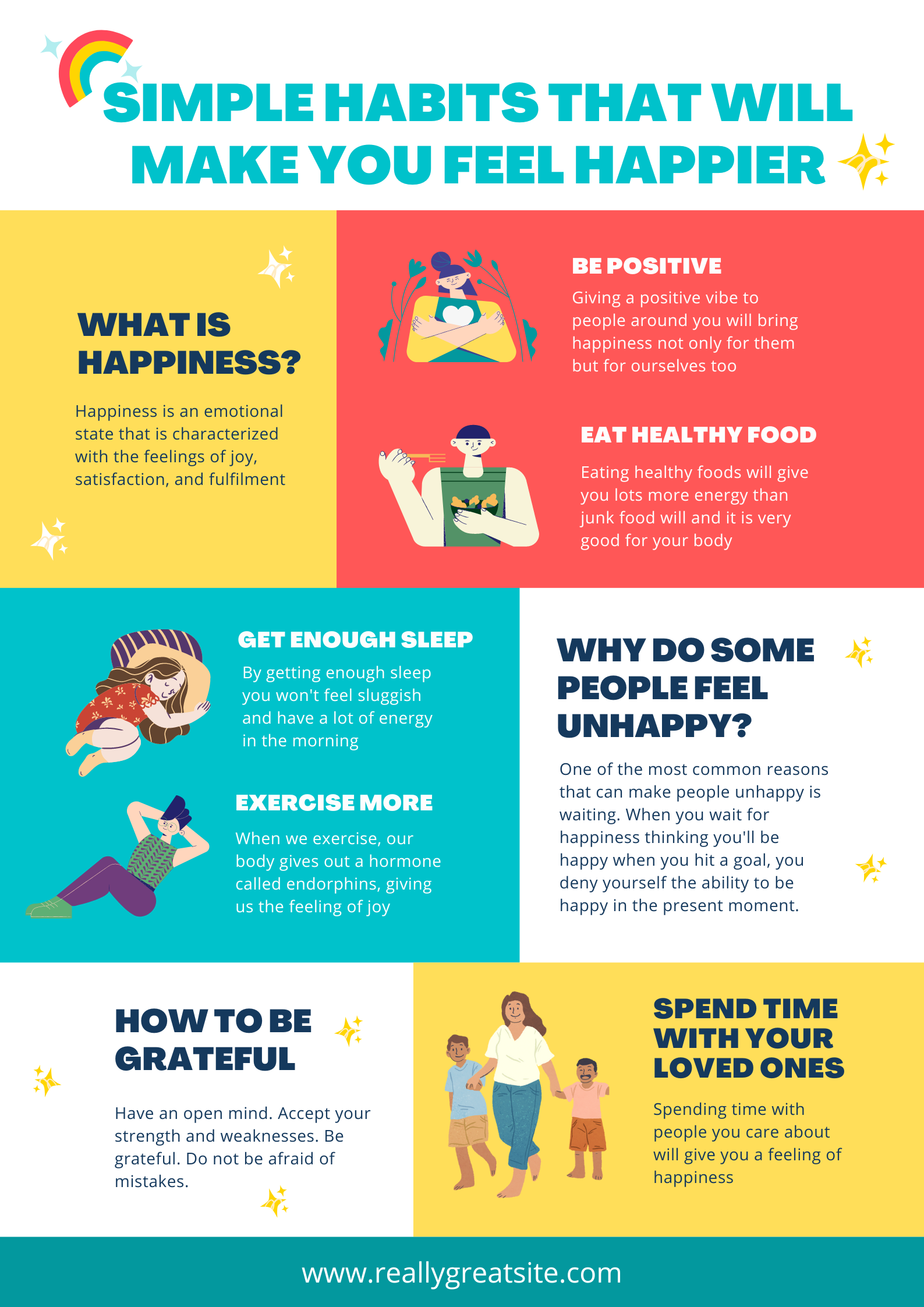18 Easy Ways to Be Happier and Healthier