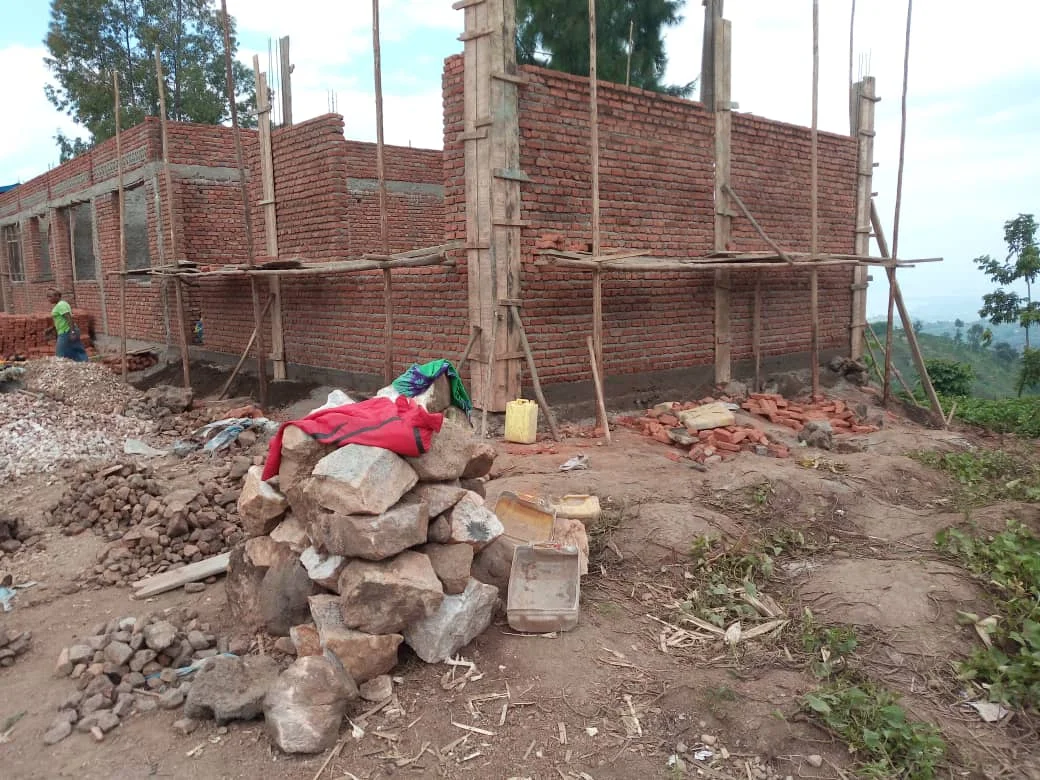 New walls going up quickly!