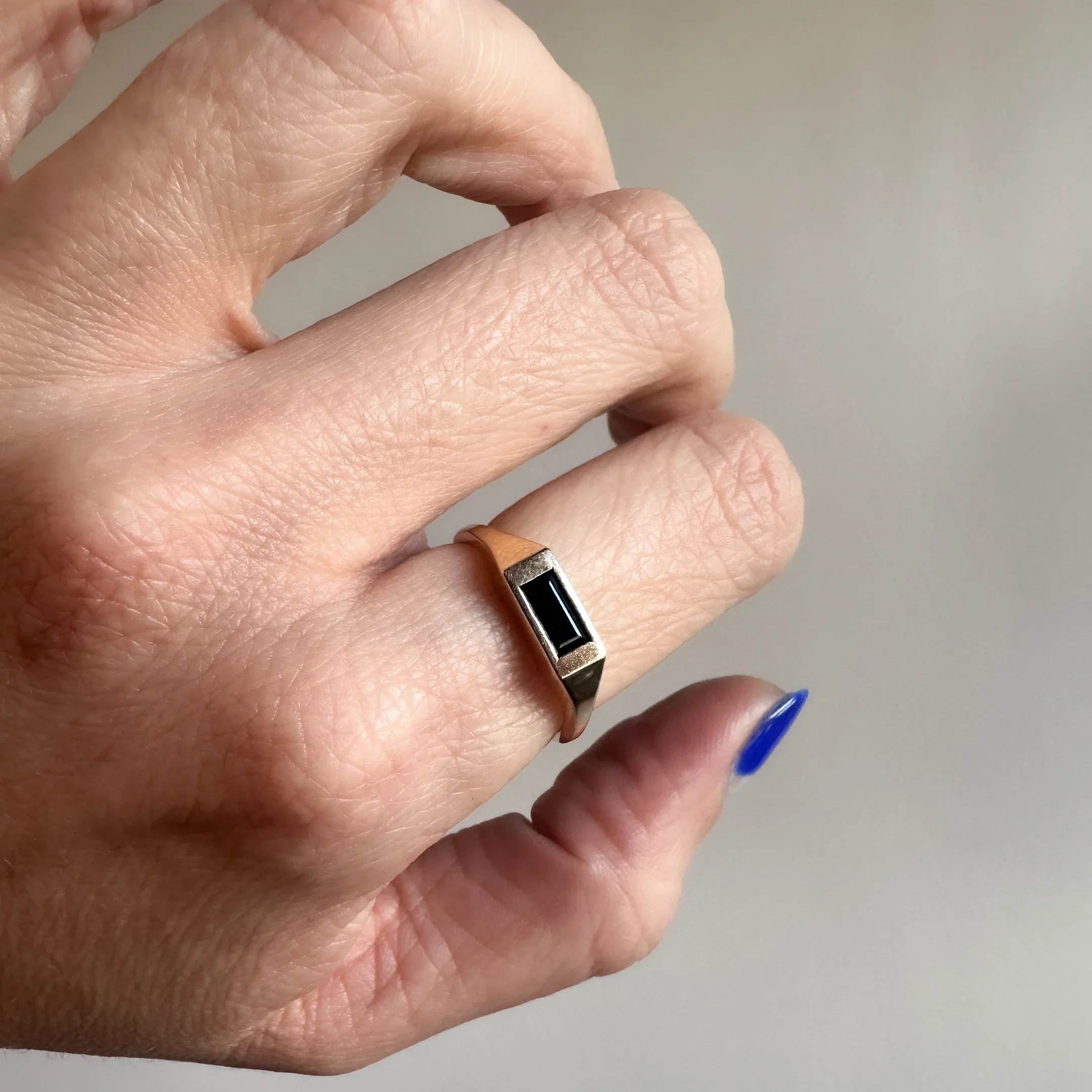 Baguette Signet Ring