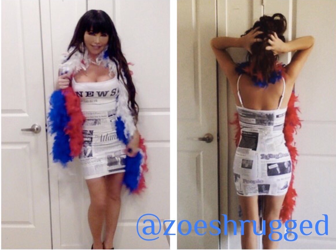 Cocktails &amp; Crafting: The Fake News costume