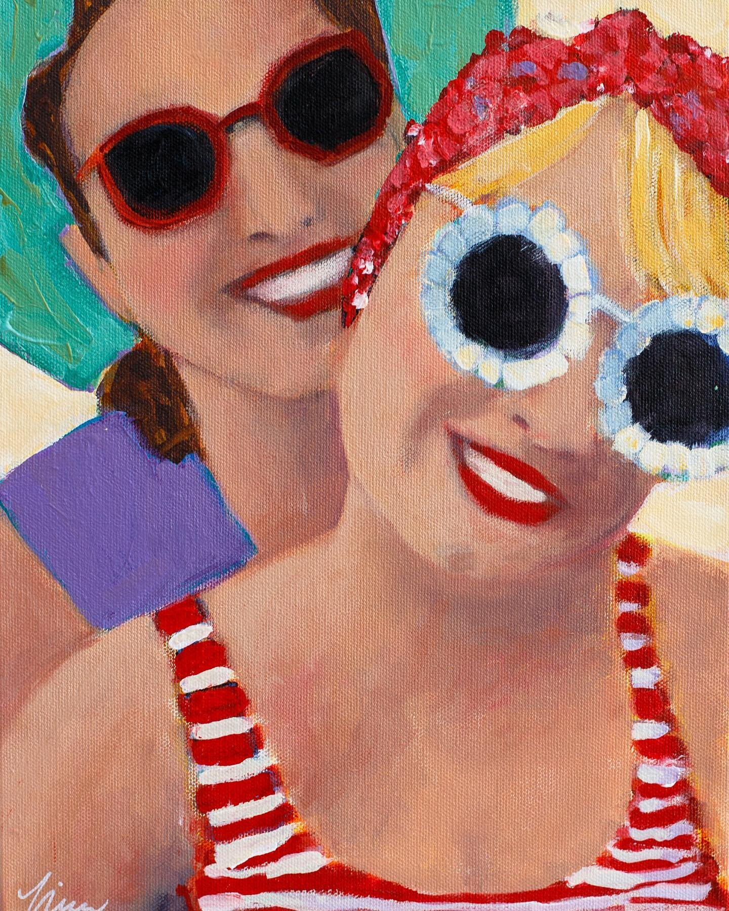 *SOLD* &ldquo;Summer Girls&rdquo; 🎊

I had the pleasure of catching up with a fellow artist today and was so pleasantly surprised when she decided to buy this little gem after our conversation.🩷 thank you, Claire! #glimmermoments✨
