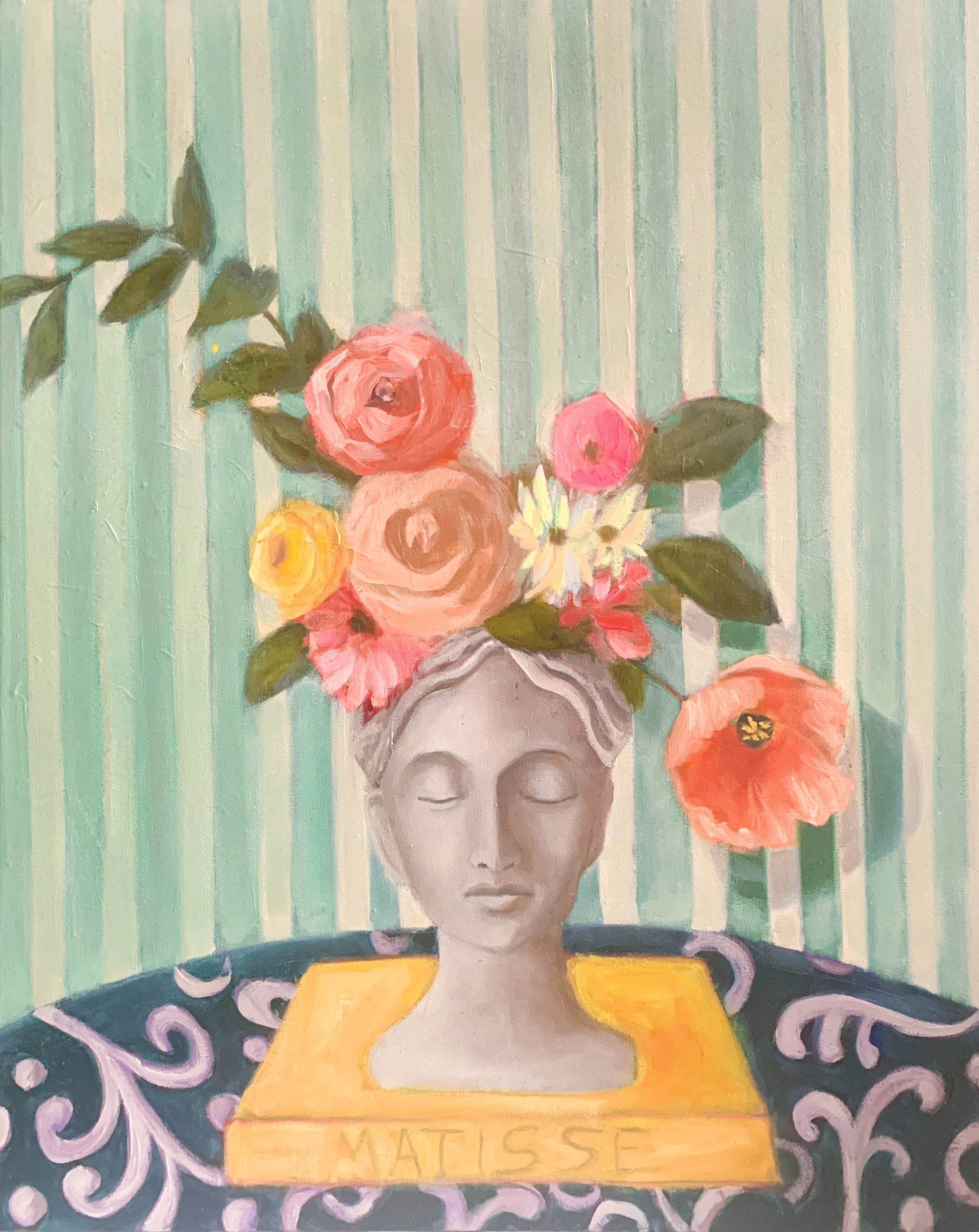 Lemons, Mint and Matisse, 24x30