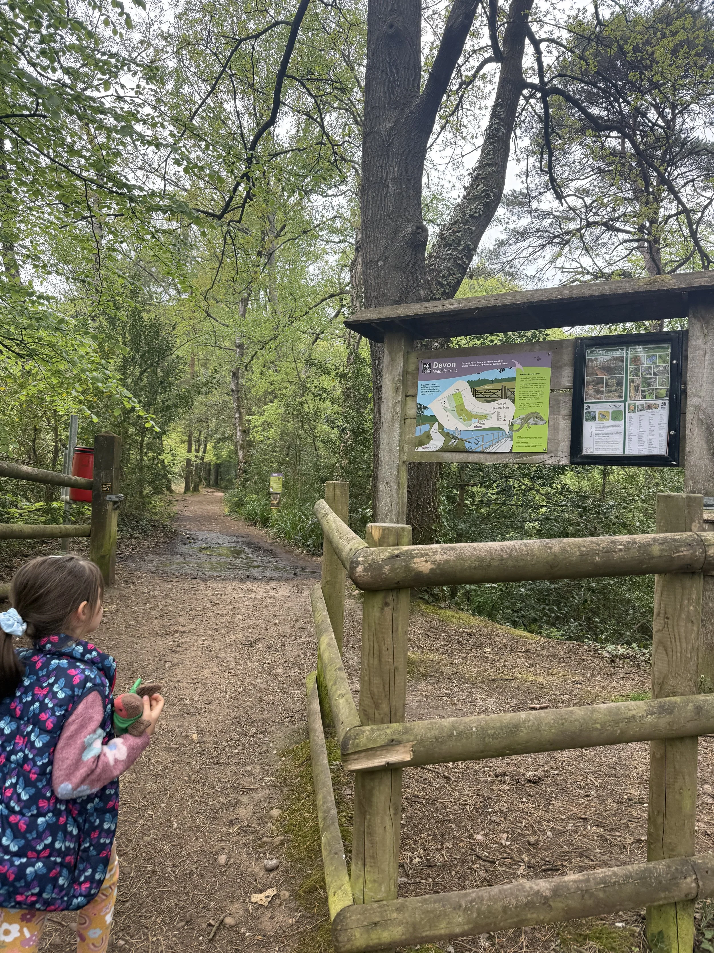 Entrance to Bystock Pools nature reserve