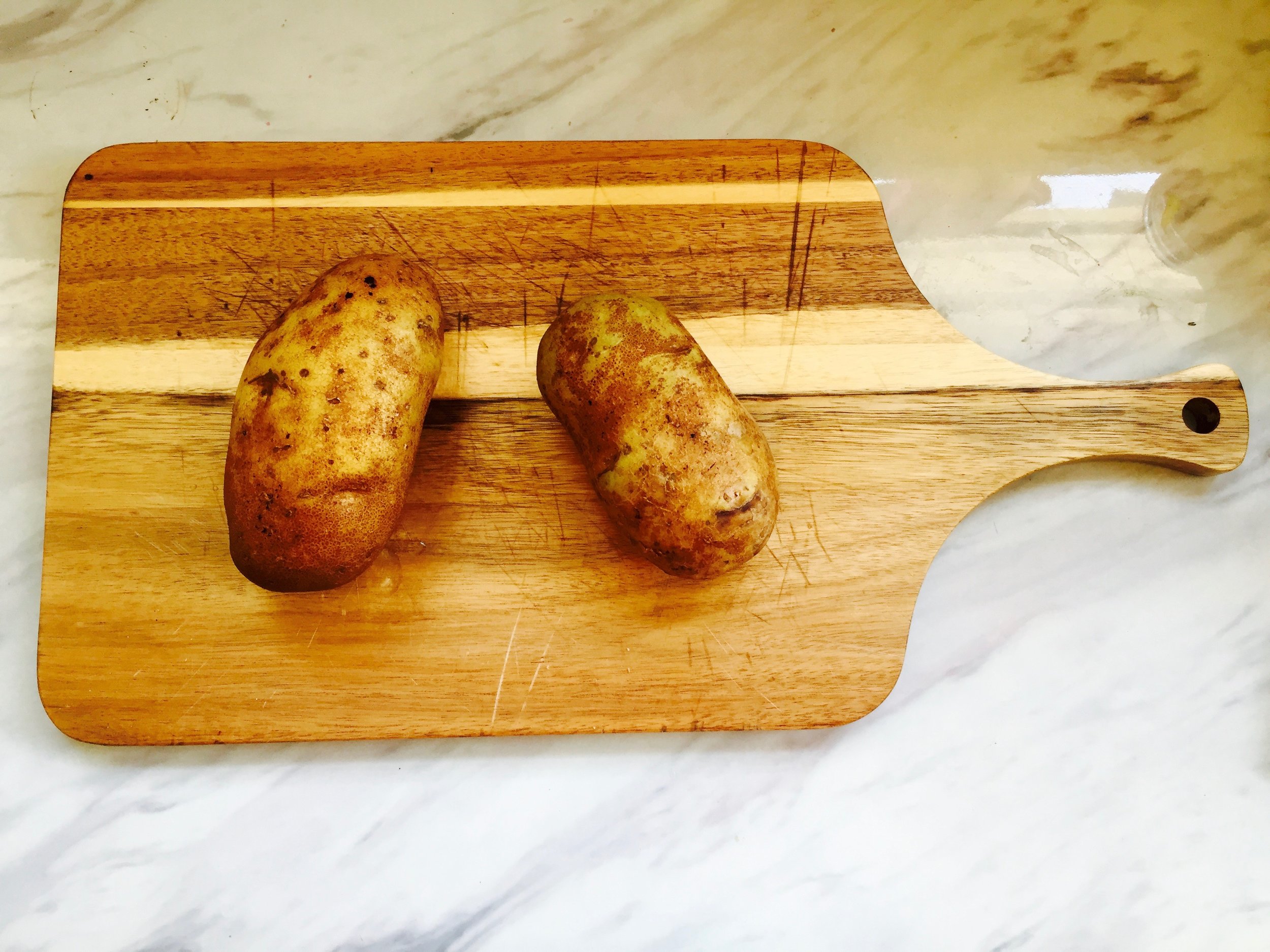 Russet potatoes