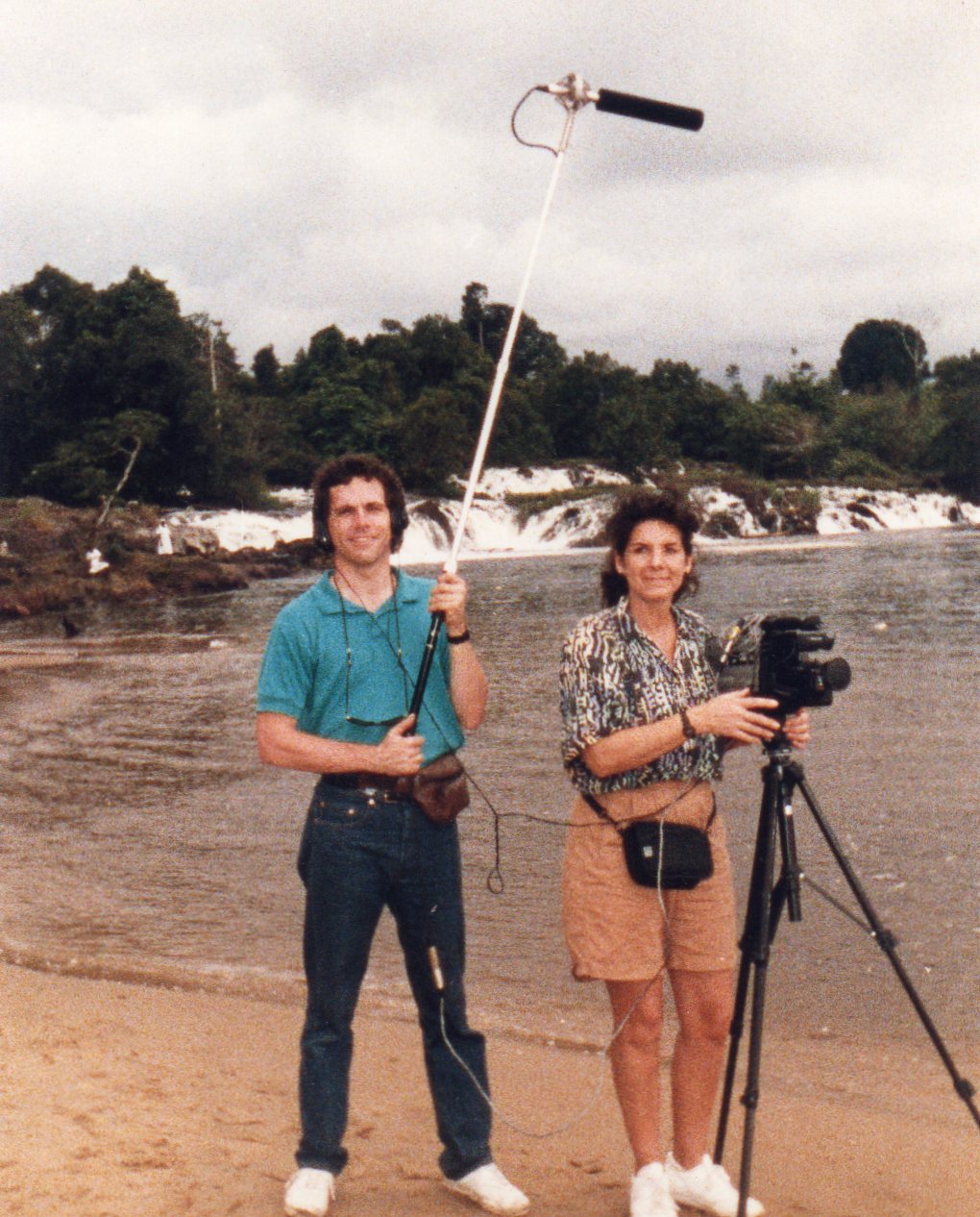 Director and sound recordist Edward Guthmann, videographer Fawn Yacker