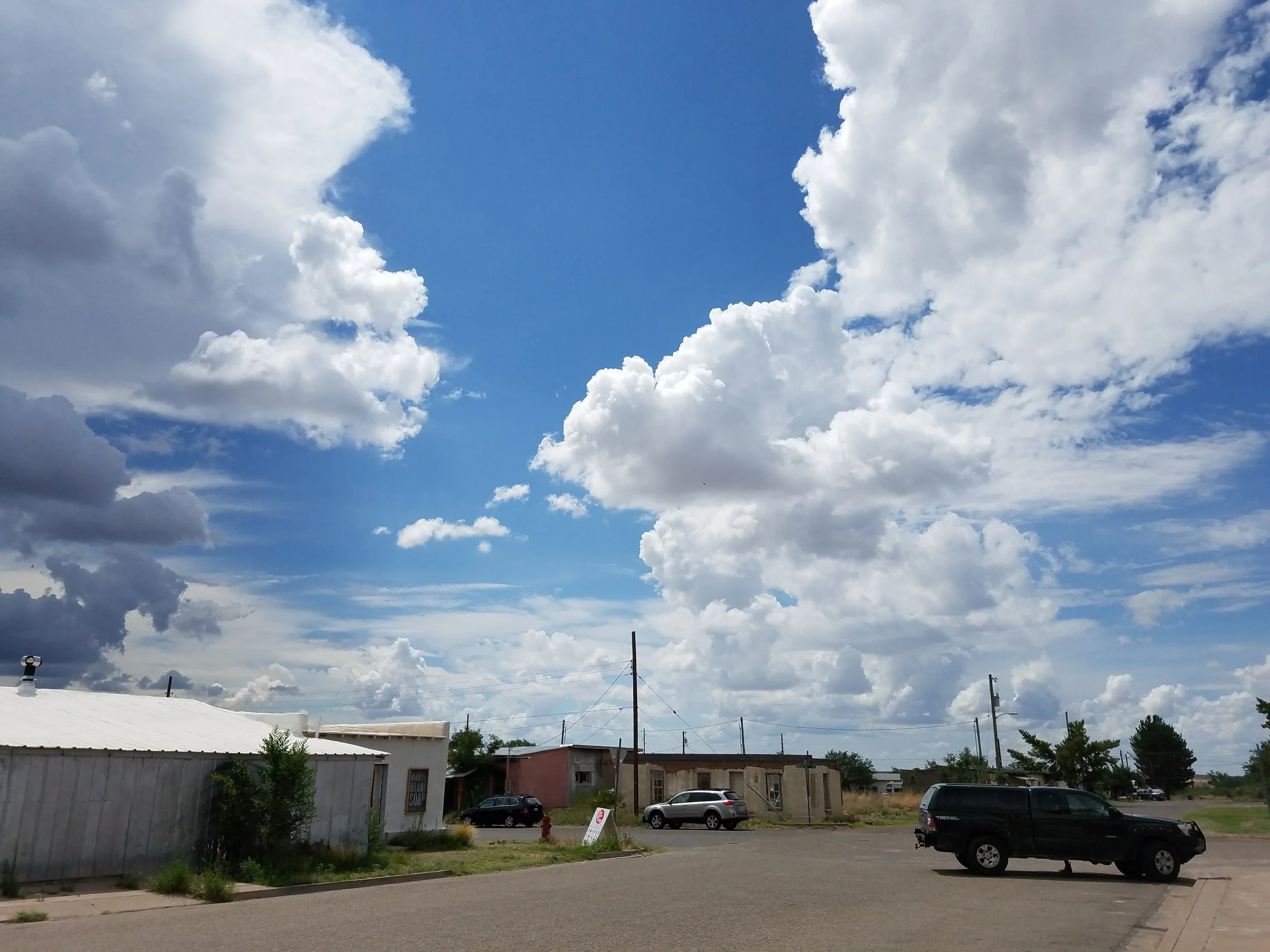 Texas skies, my oh my. Mexico is just 60 miles away.