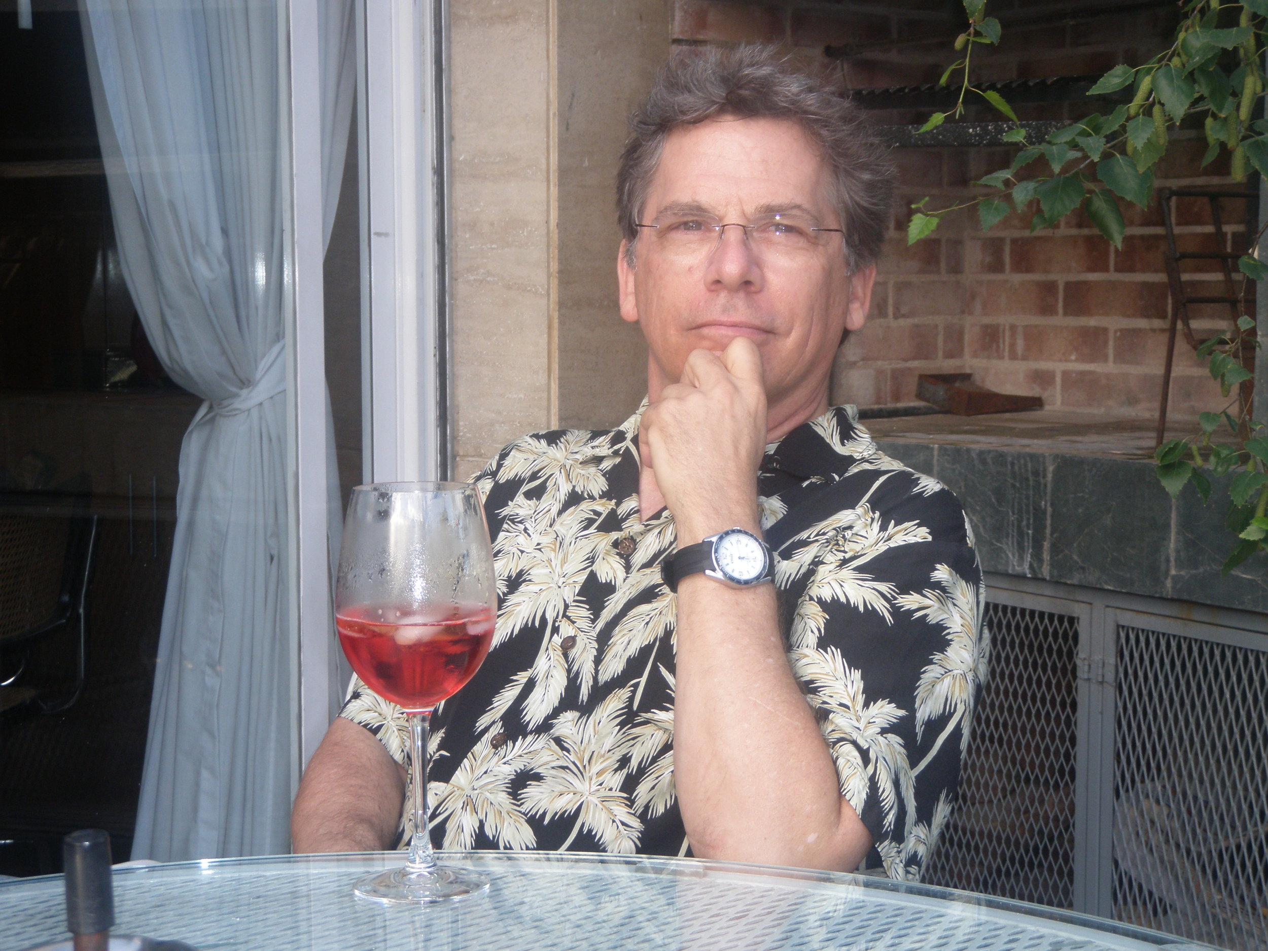 Buenos Aires, on the terrace of Gustavo Wencelblat's home.