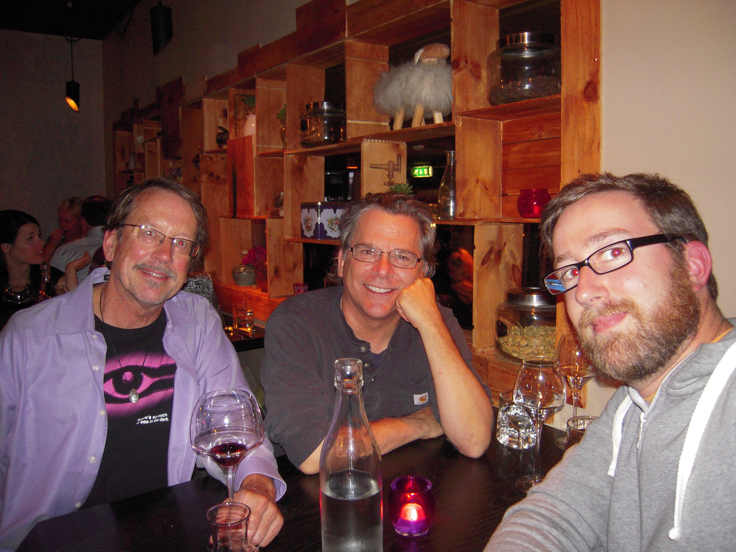 Dinner in Reykjavik with Harald Scaller, a German living in Iceland.