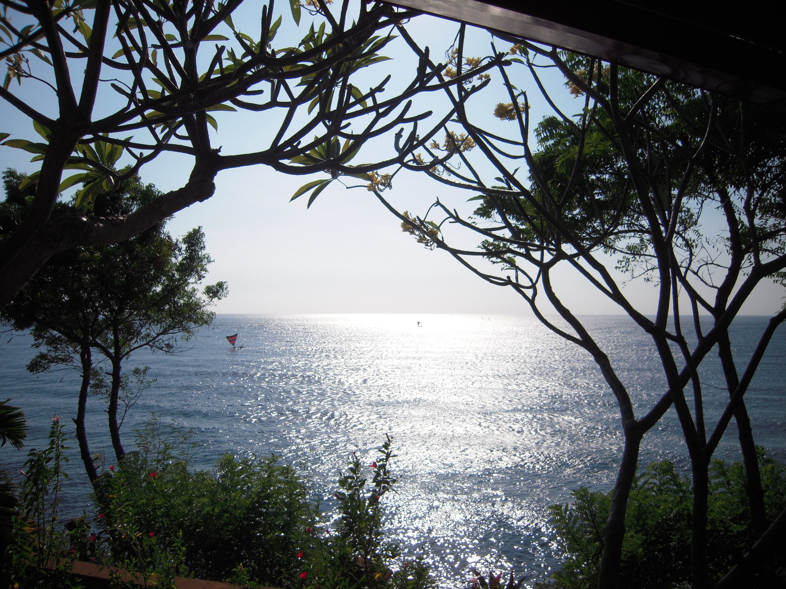 BALI 2014. Blue Moon Villas, Amed, on eastern shore of Bali. View from our room.JPG