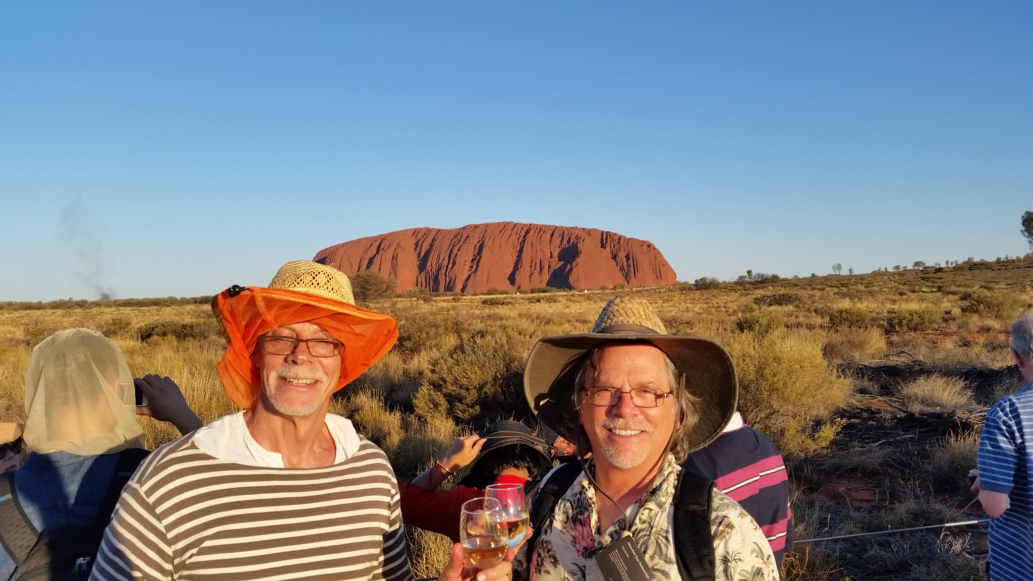 Uluru (Ayers Rock) at sunset. Arthur and Edward.jpg