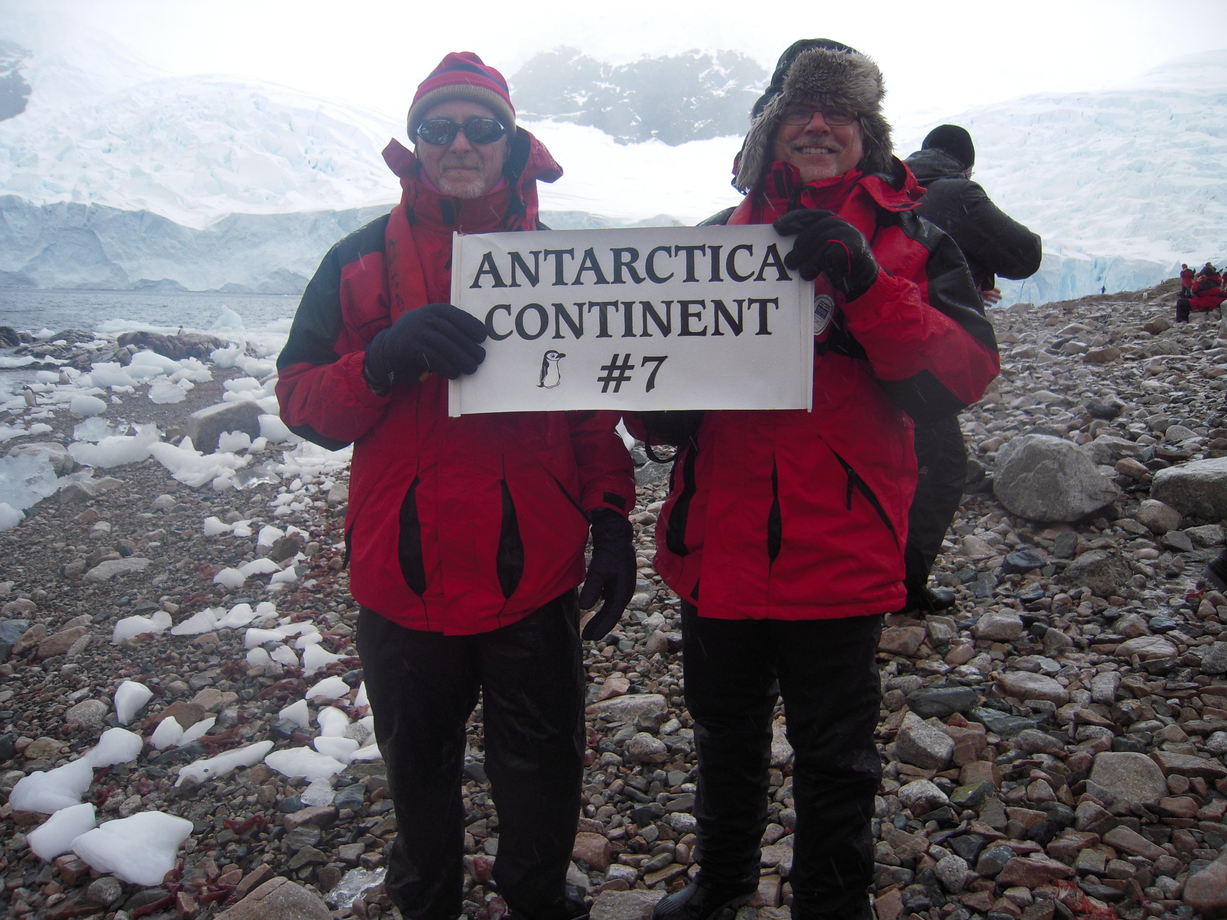 By visiting Antarctica, several people on the tour were able to say they'd been to all 7 continents. Including me.