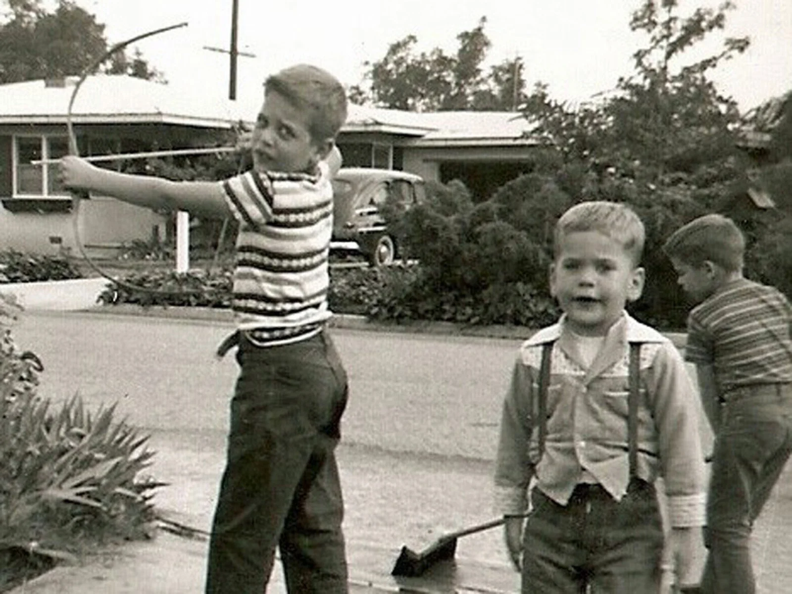  1958. Dan, Dave, and Eddie. 